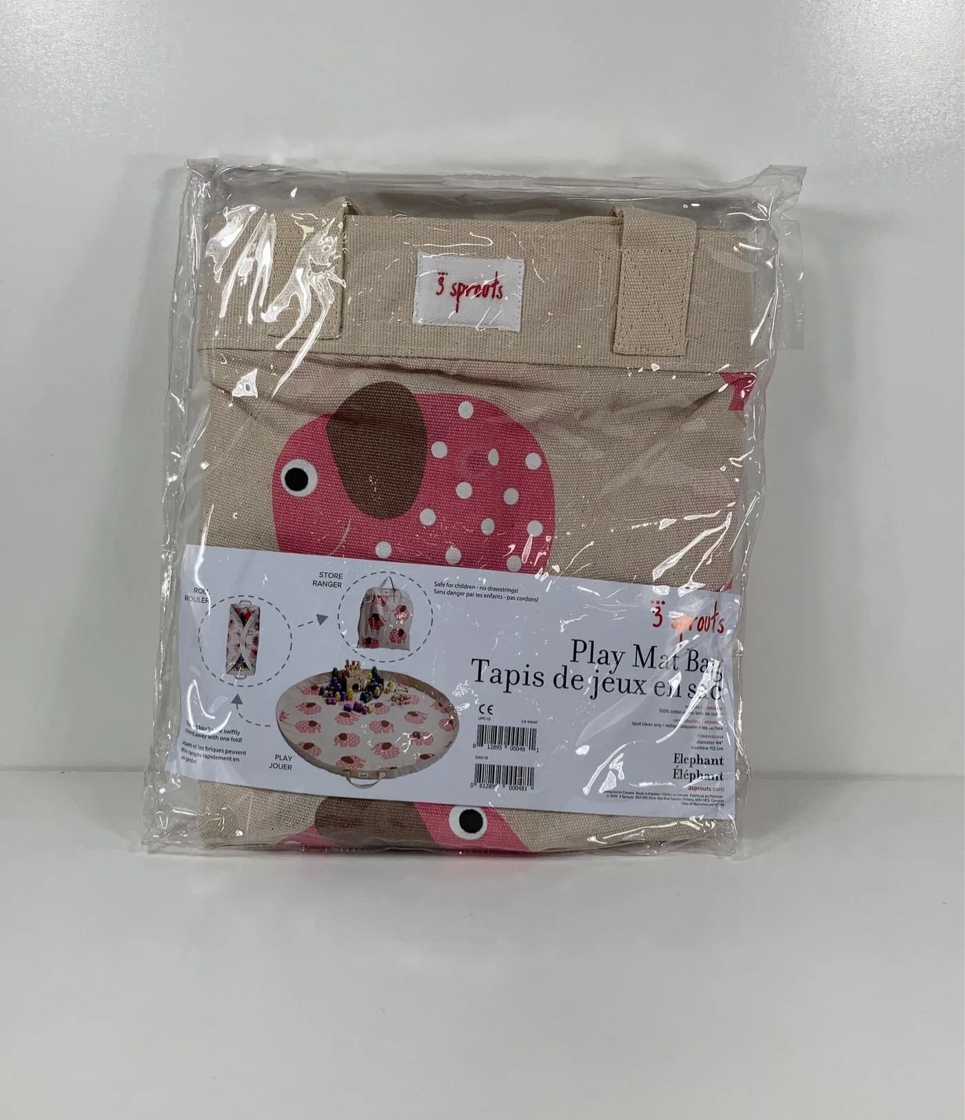 3 Sprouts Play Mat, Elephant