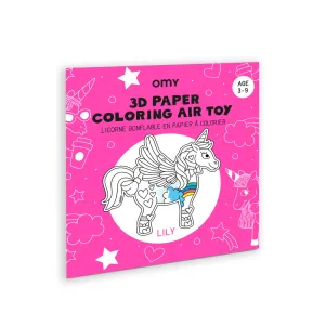 3D Air Toy Lily Unicorn