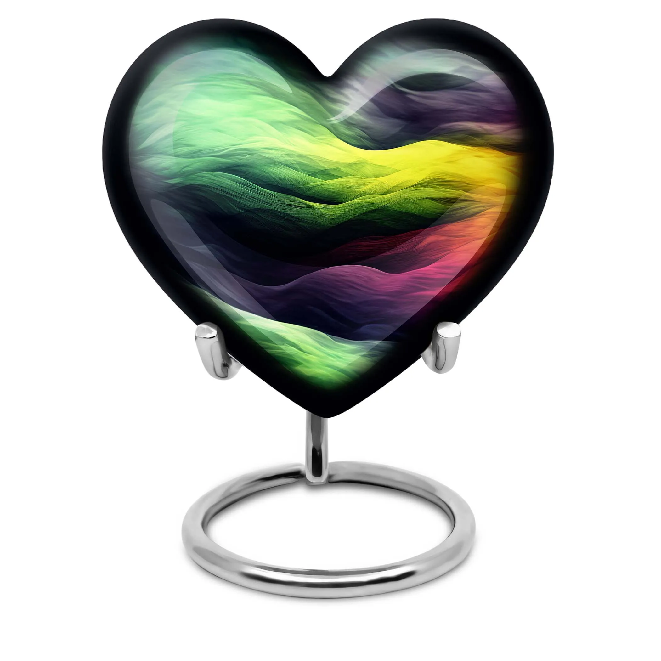 Abstract Memorial Urn For Ashes - Container For Human Ashes