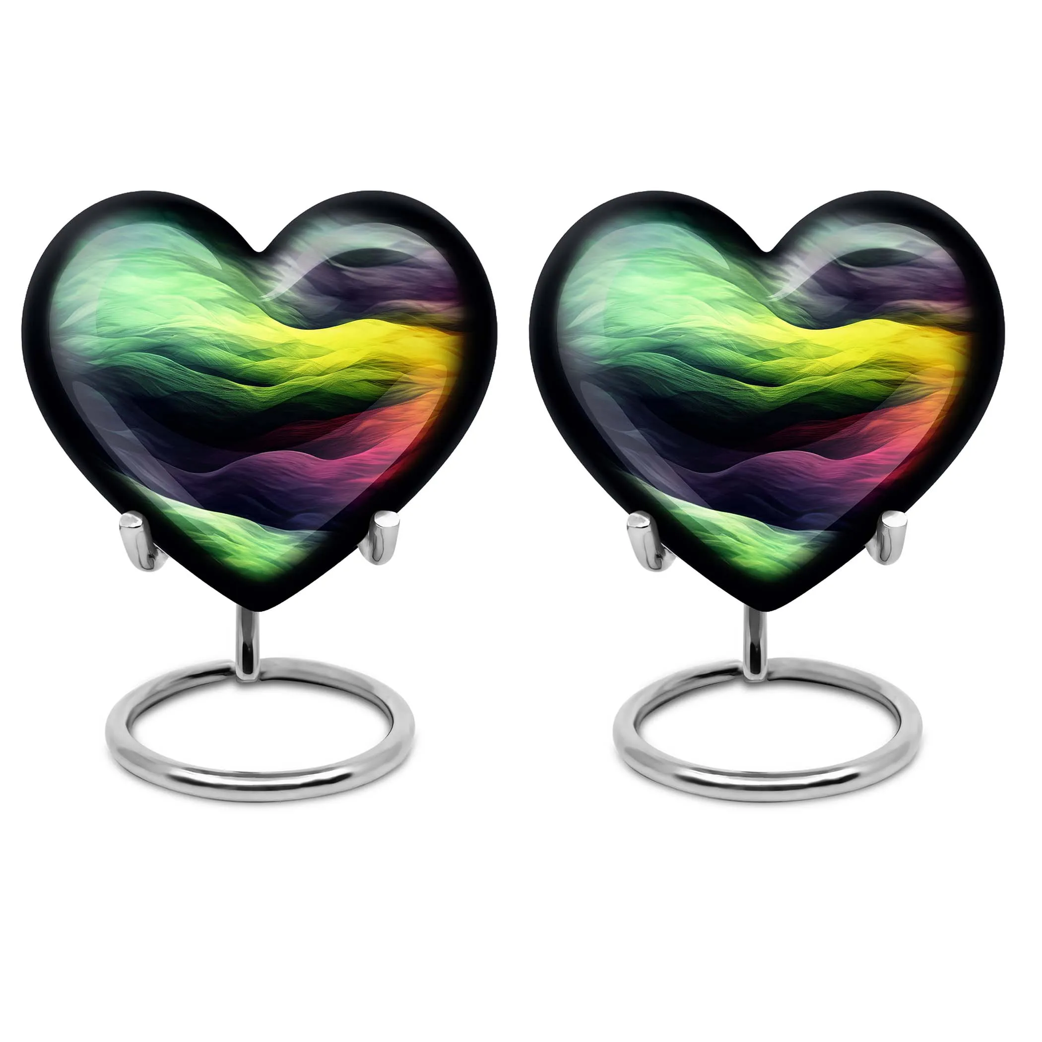 Abstract Memorial Urn For Ashes - Container For Human Ashes