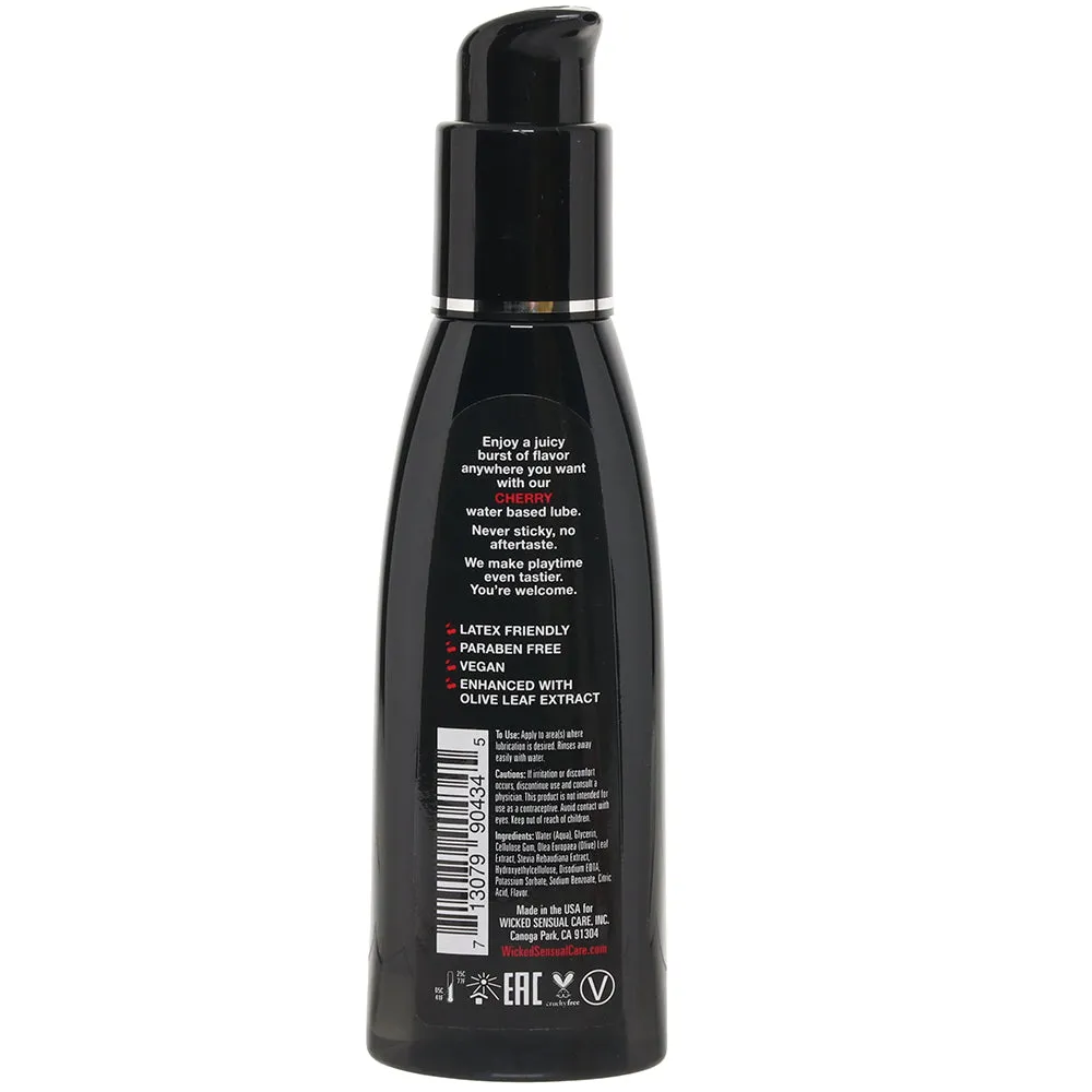 Aqua Flavored Lube 4oz/120ml in Cherry