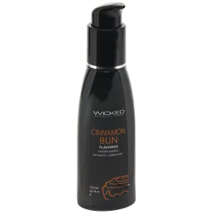 Aqua Flavored Lube 4oz/120ml in Cinnamon Bun