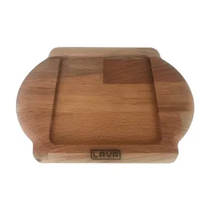 Arcata 080720 Square Dish Wood Underliner, 8-1/2" x 6"