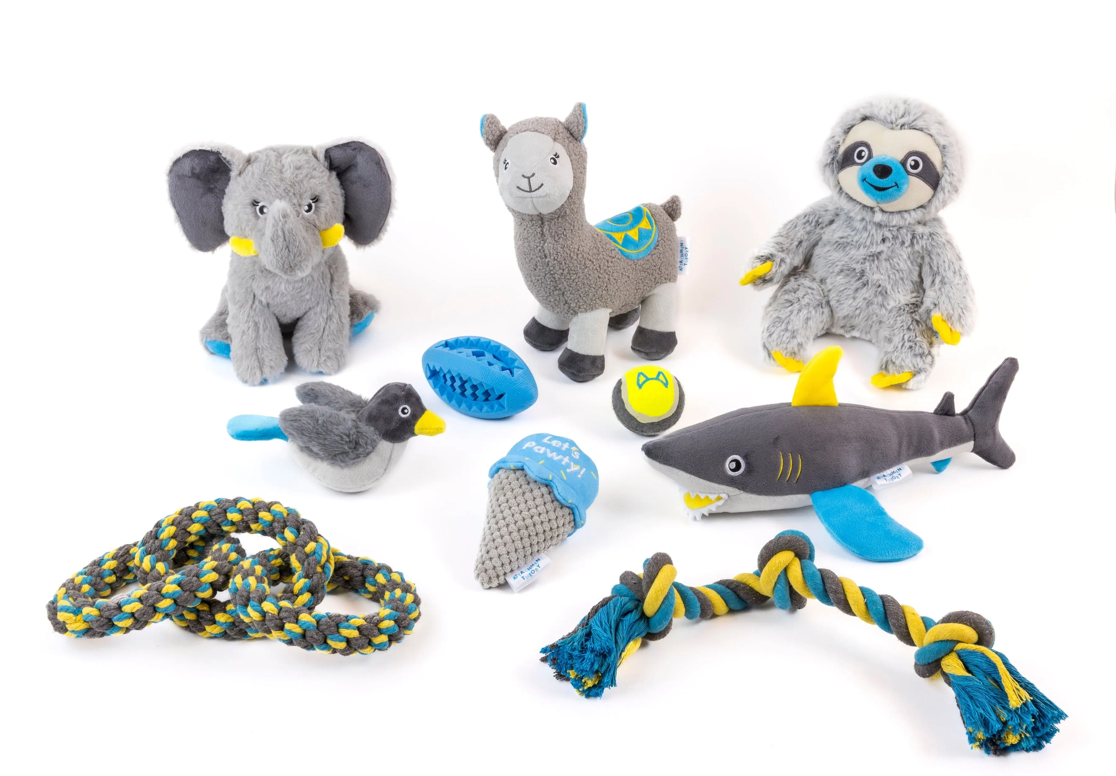 Attachment Theory Plush Blue Bird Toy for Dogs