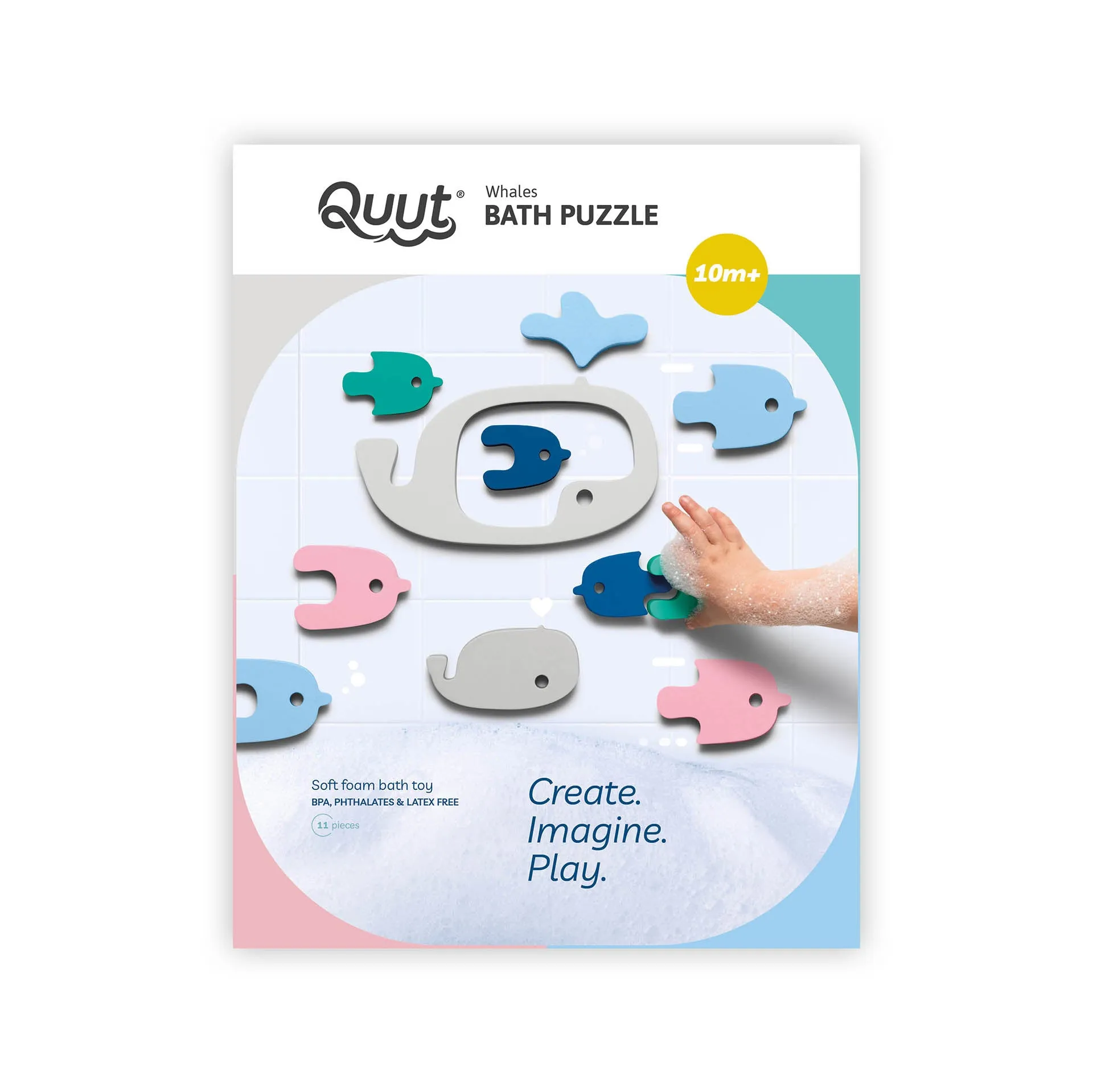 Bath Puzzle Whales
