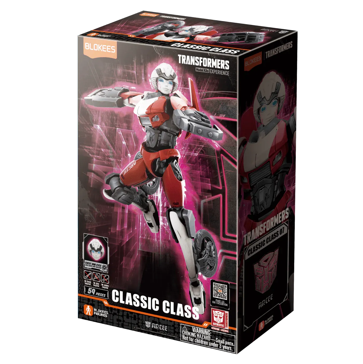Blokees Transformers Classic Class #07 Arcee (Rise of the Beast) Model Kit