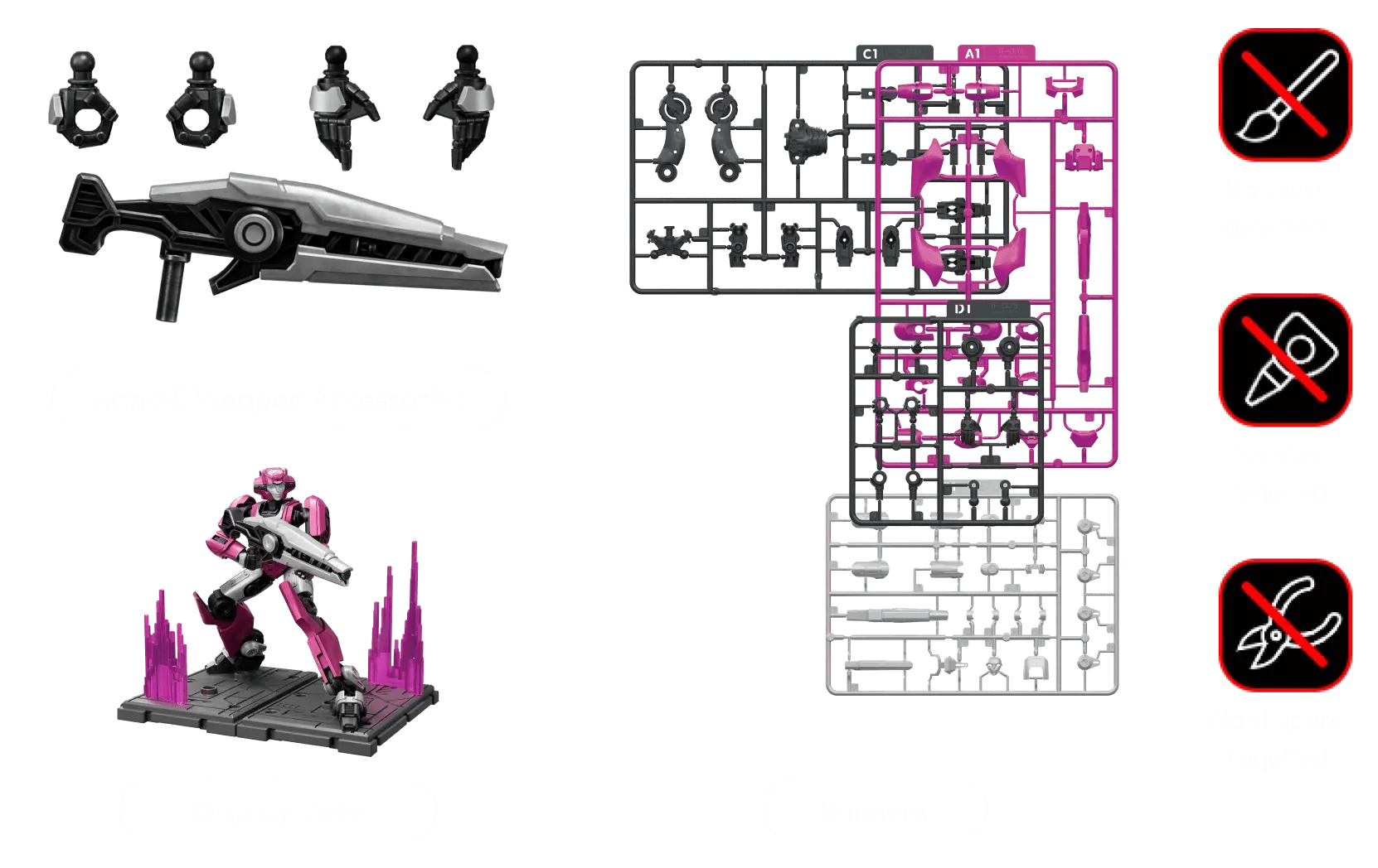 Blokees Transformers Classic Class #13 Elita-1 (Transformers One) Model Kit