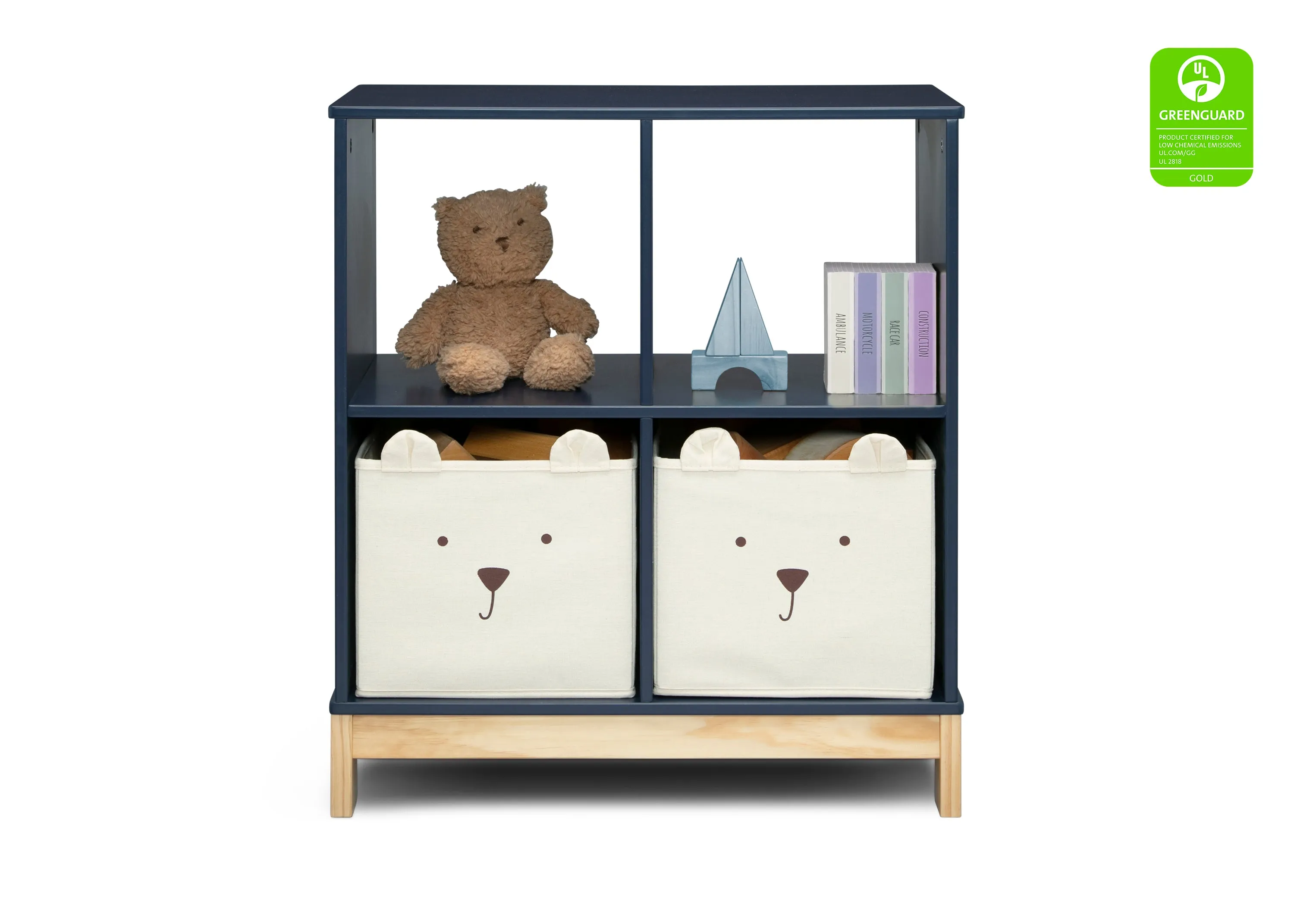 Brannan Bear Bookcase with Bins