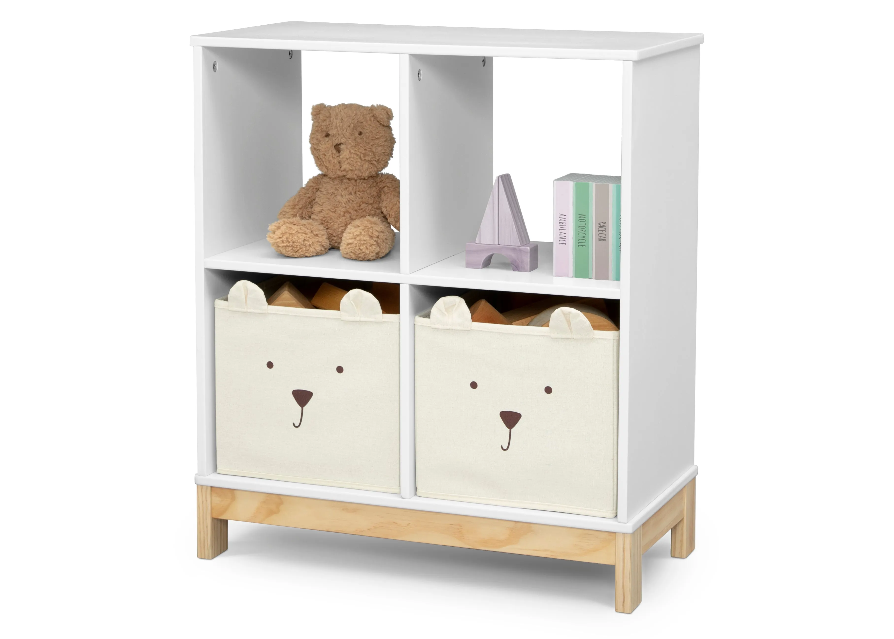 Brannan Bear Bookcase with Bins