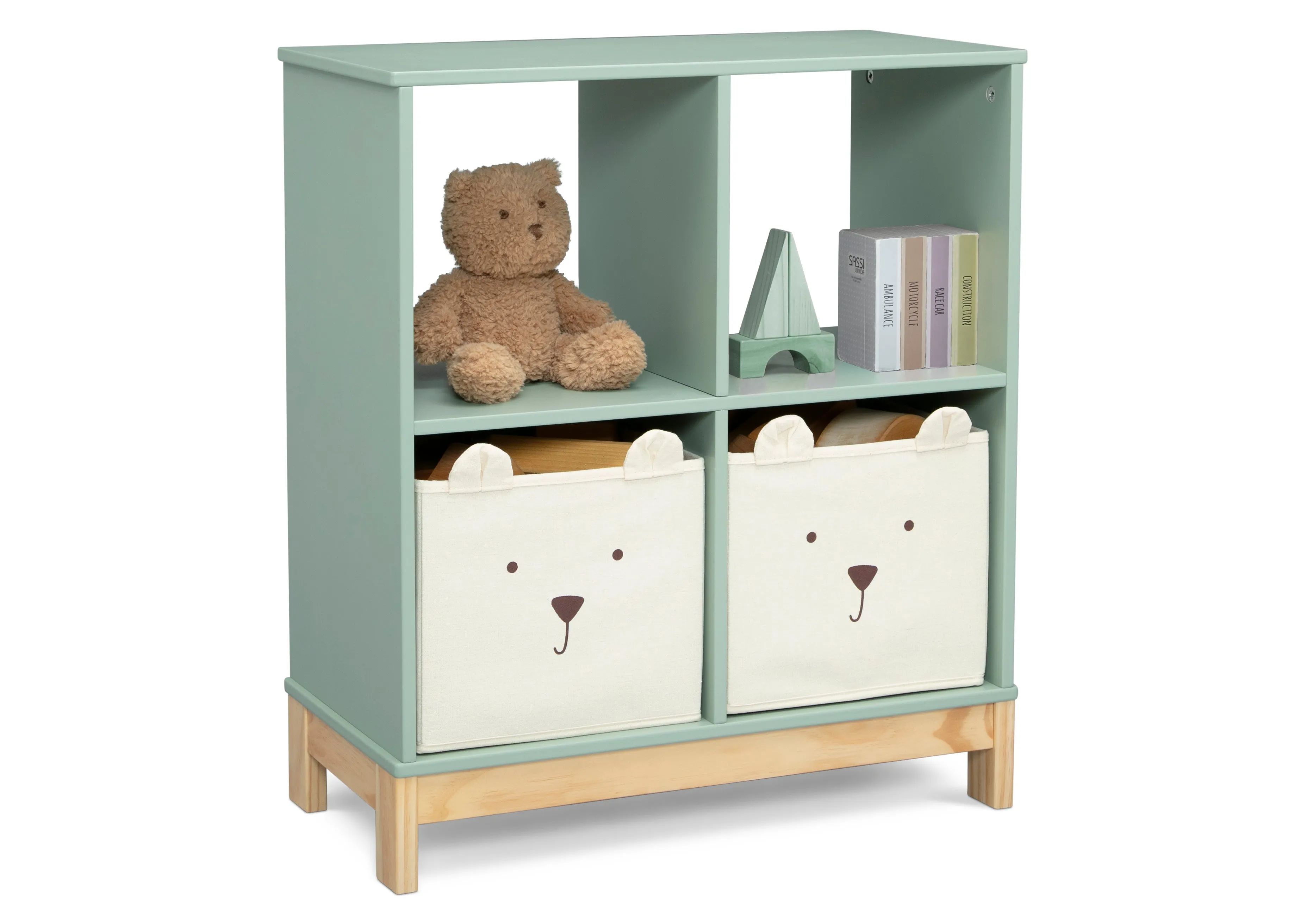 Brannan Bear Bookcase with Bins