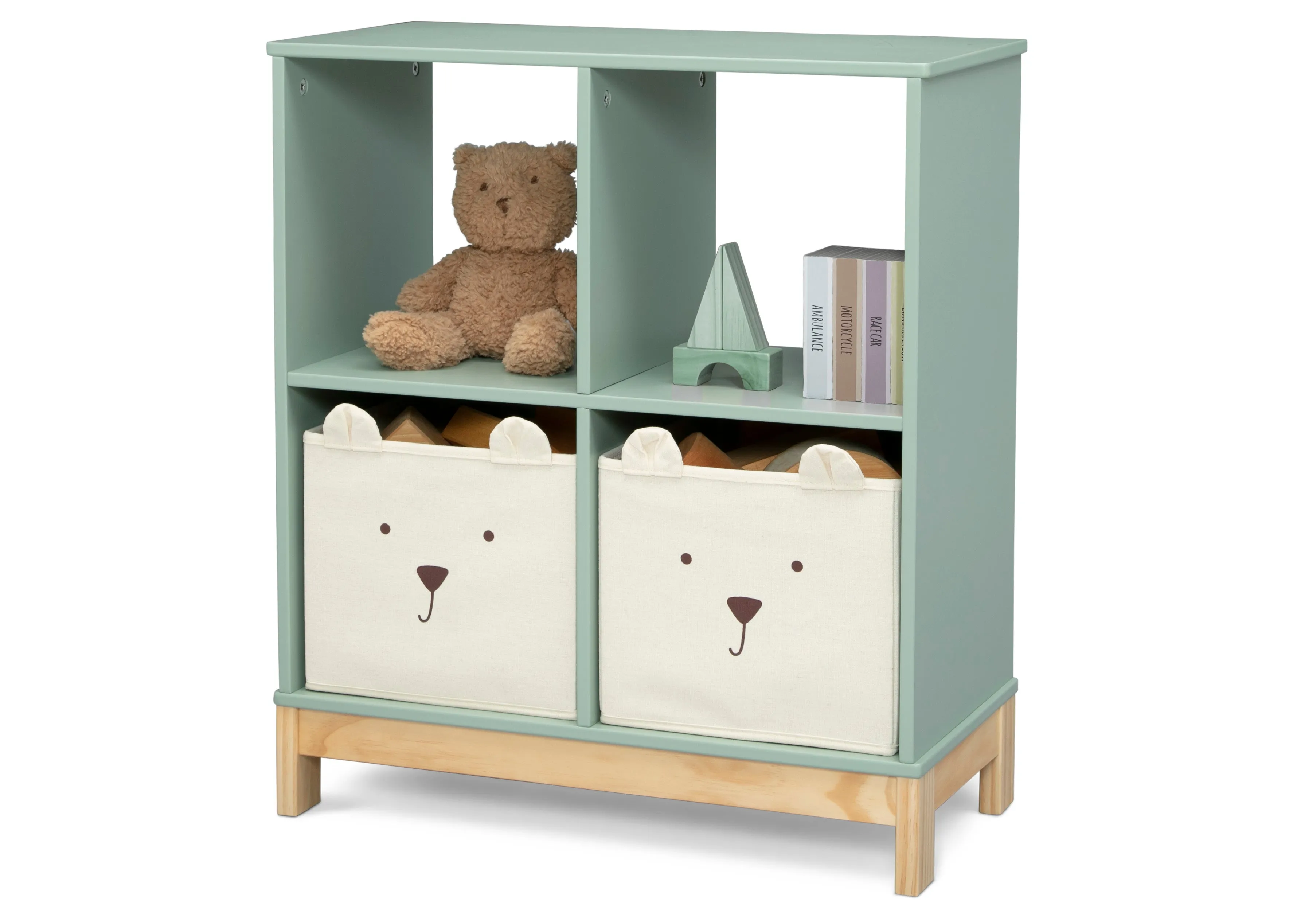 Brannan Bear Bookcase with Bins