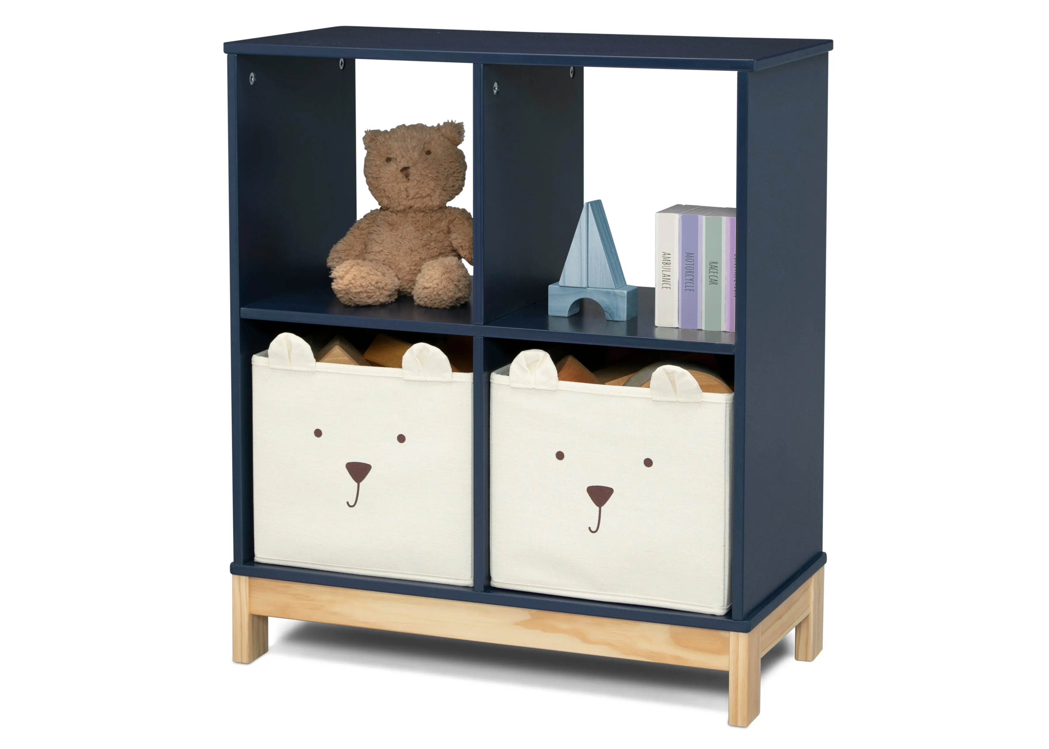 Brannan Bear Bookcase with Bins