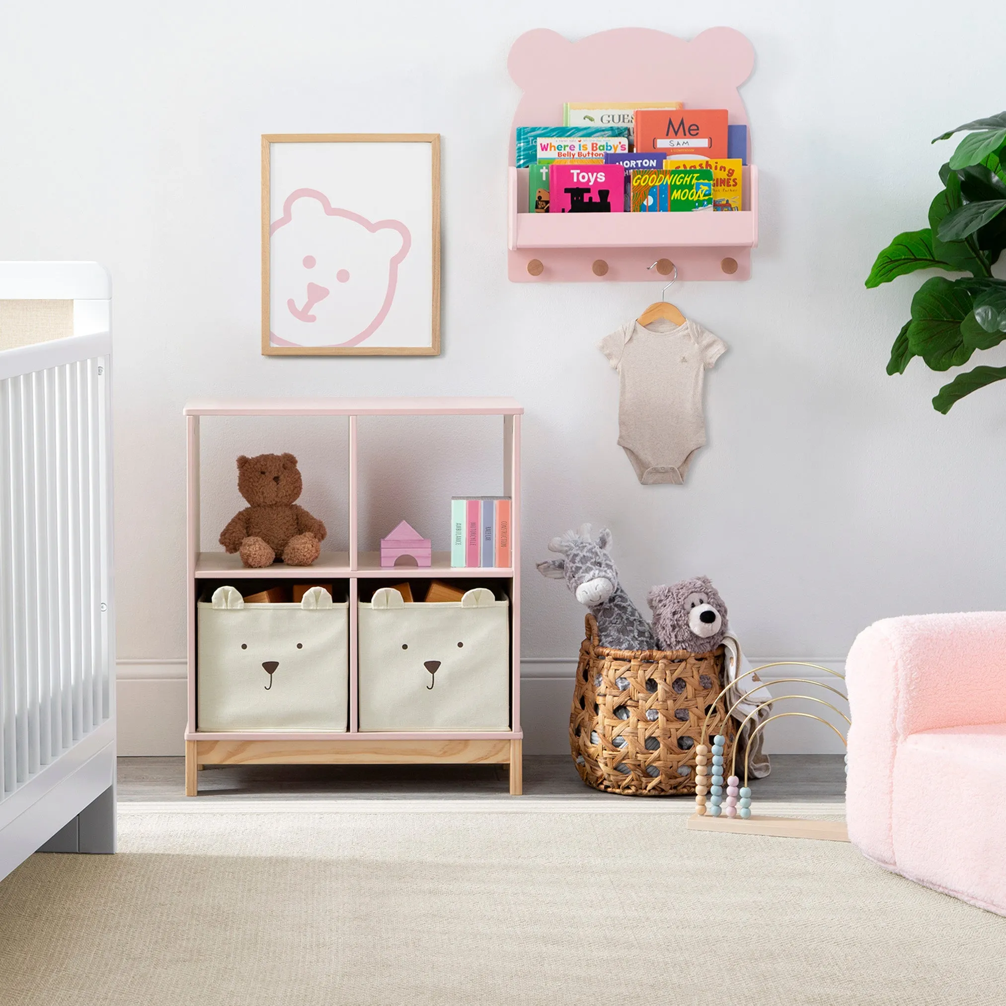 Brannan Bear Bookcase with Bins