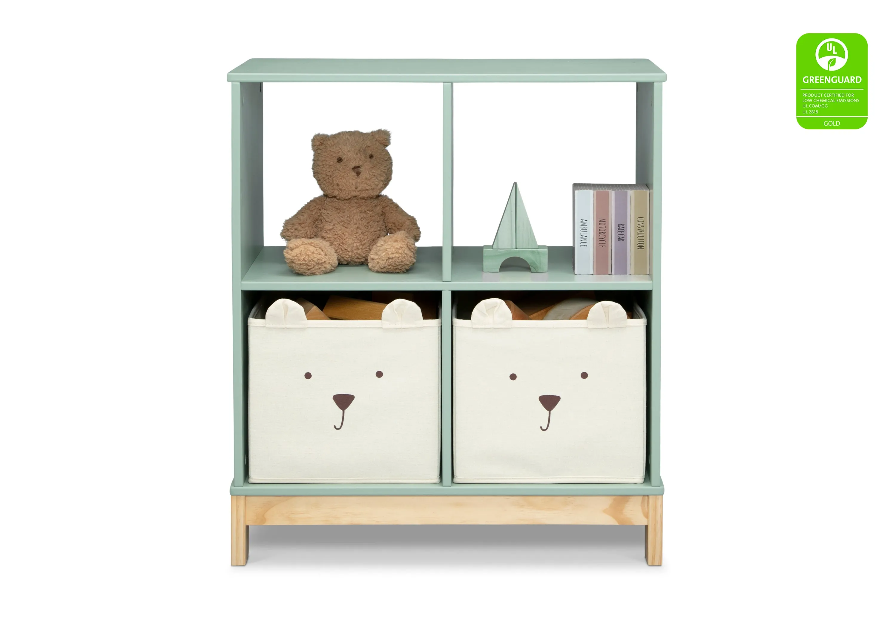 Brannan Bear Bookcase with Bins