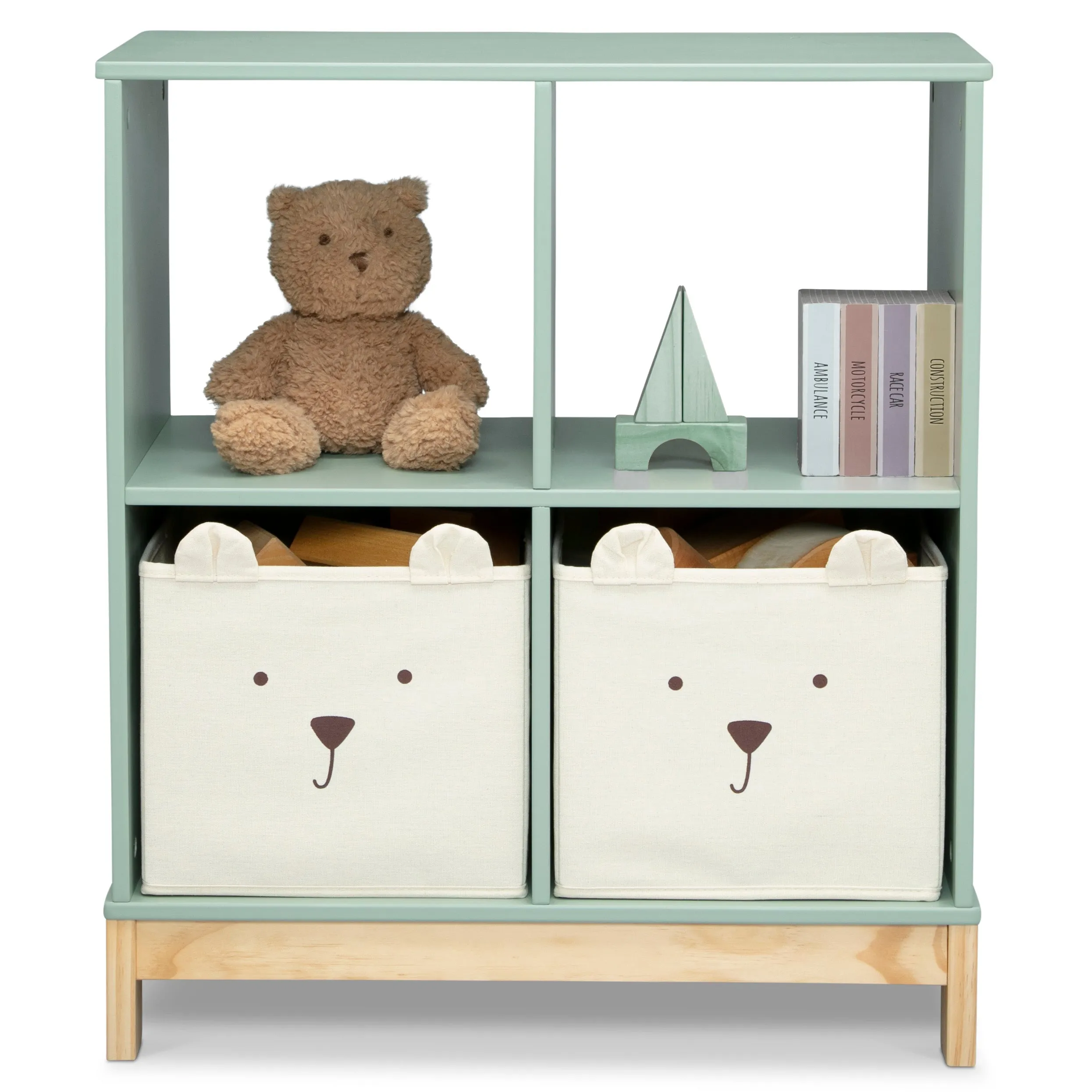 Brannan Bear Bookcase with Bins
