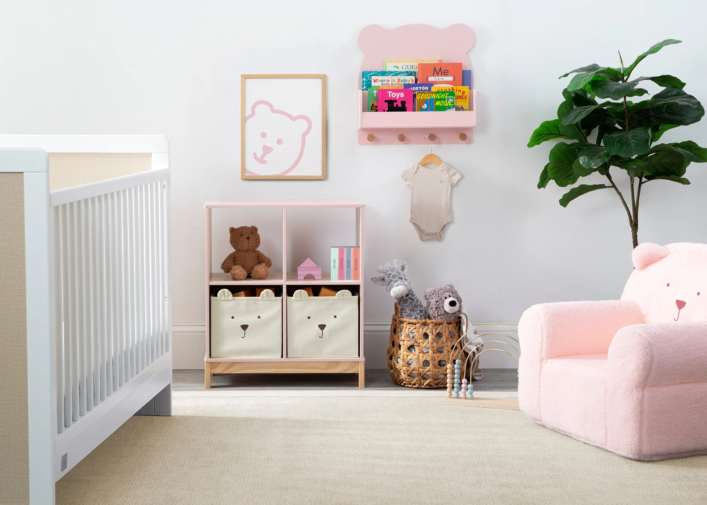 Brannan Bear Bookcase with Bins