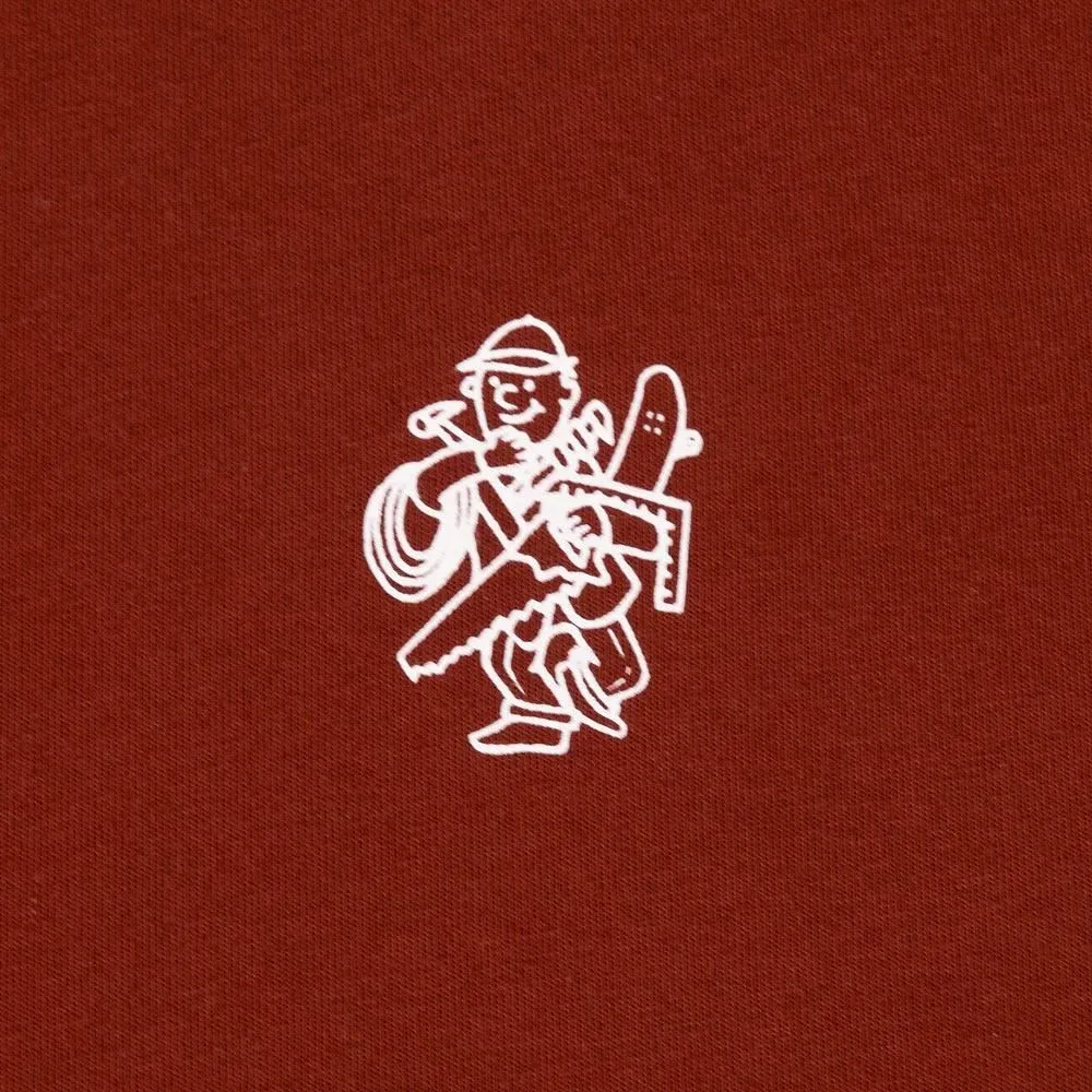 Dickies Scott City Long Sleeve T-Shirt - Fired Brick
