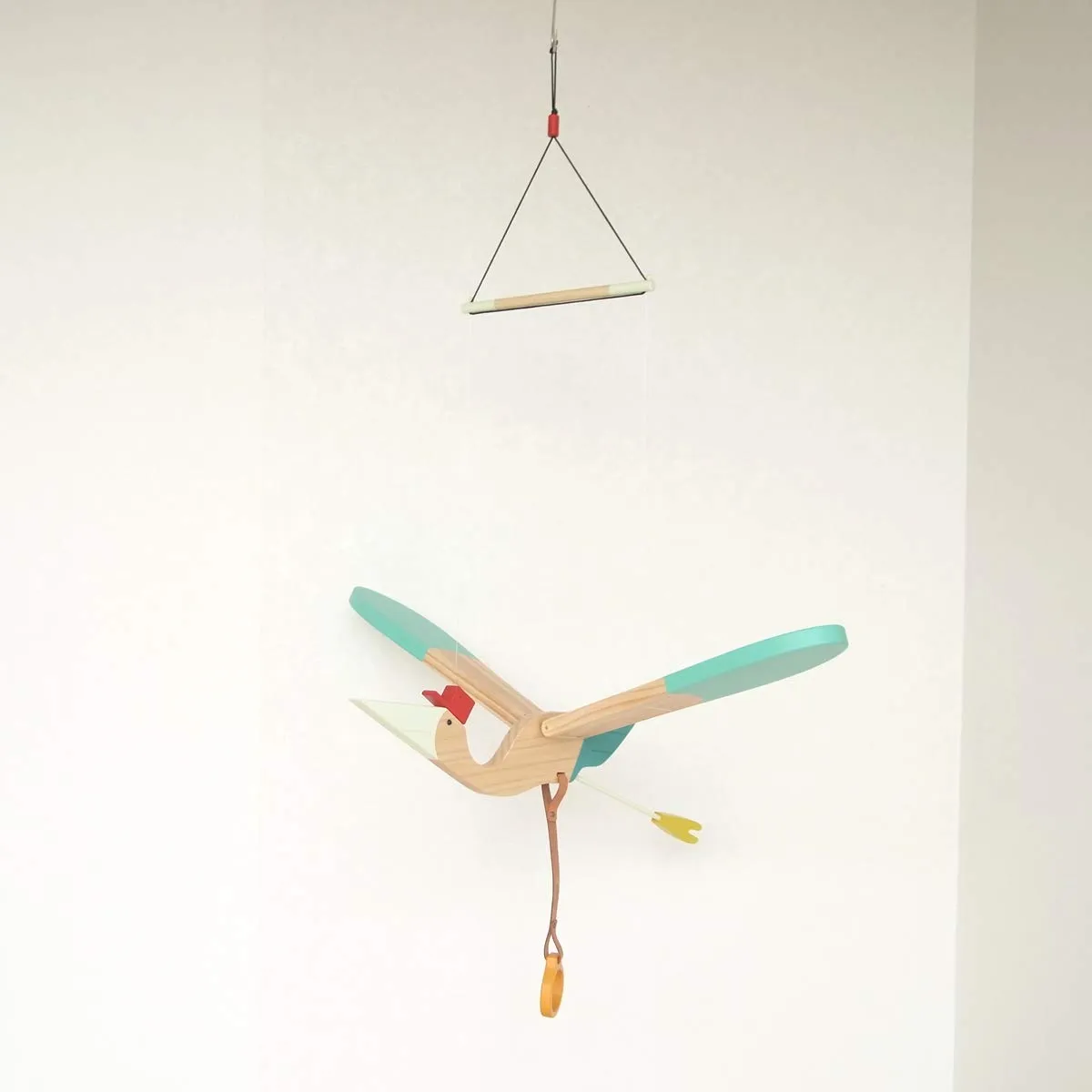 Eguchi Bird Wooden Mobile