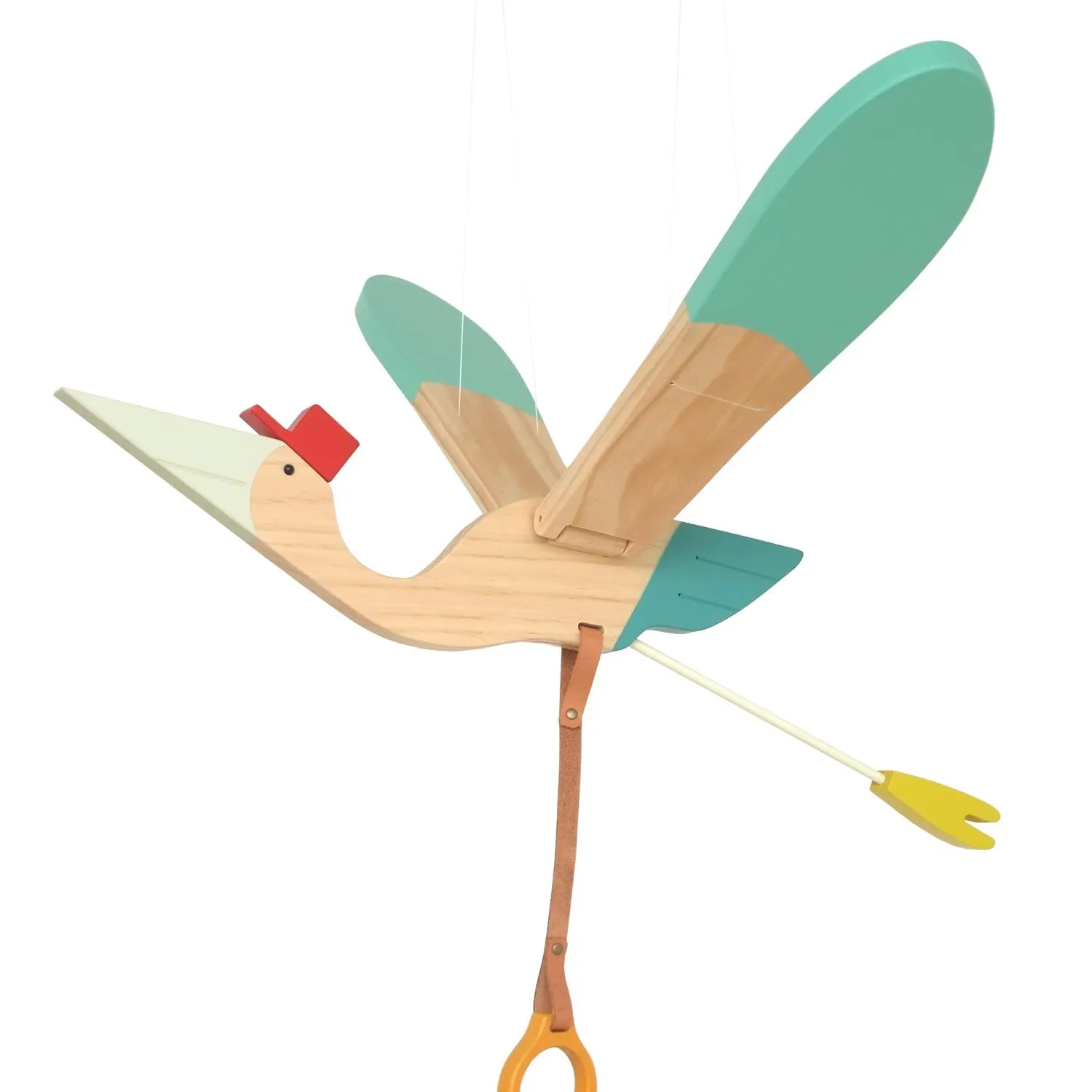 Eguchi Bird Wooden Mobile