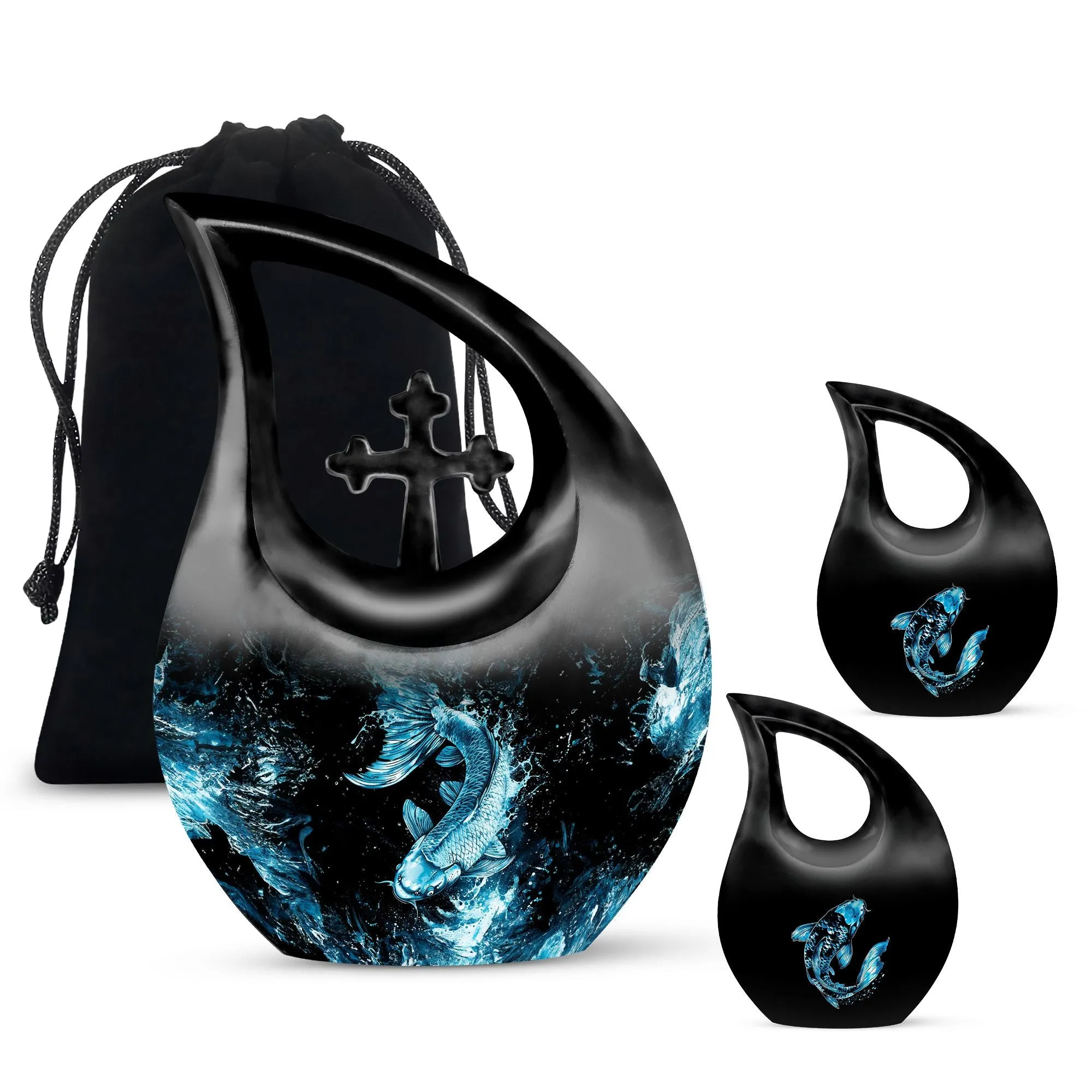 Fish Urn Memorial- Personalized Container For Human Ashes