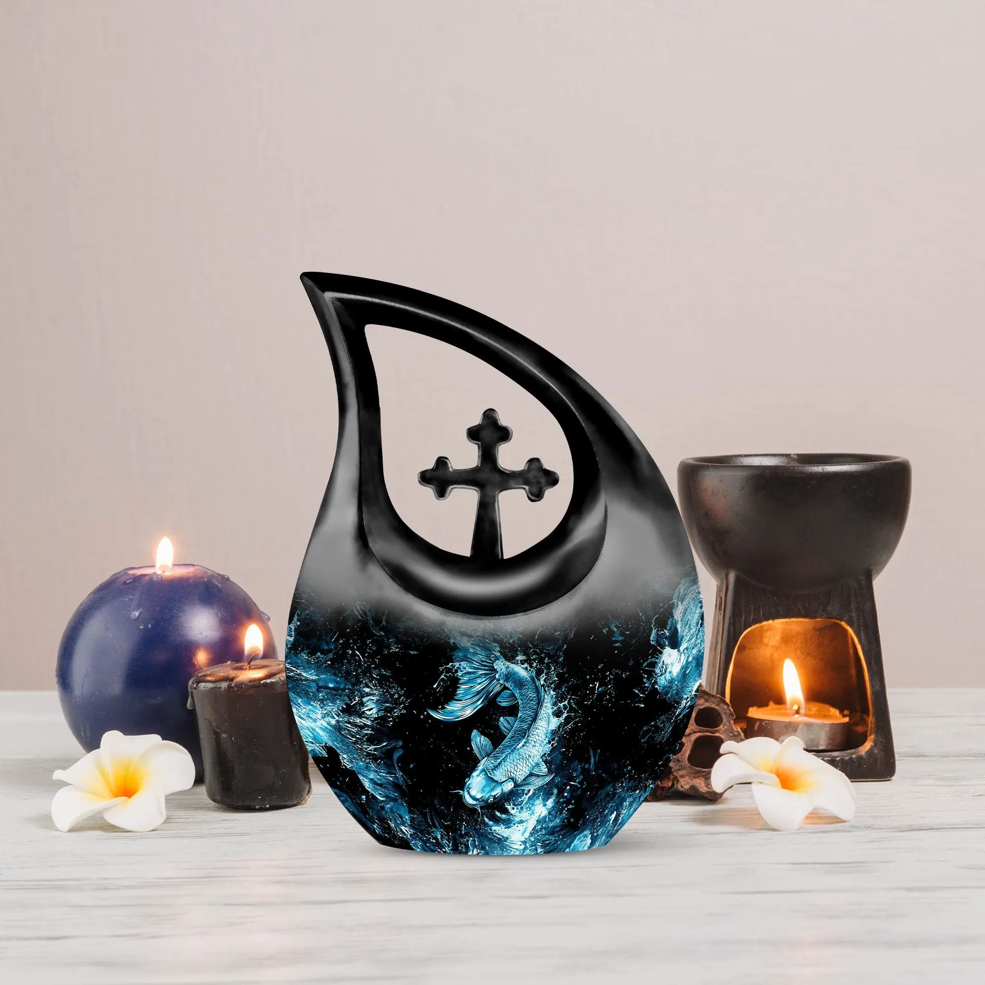 Fish Urn Memorial- Personalized Container For Human Ashes