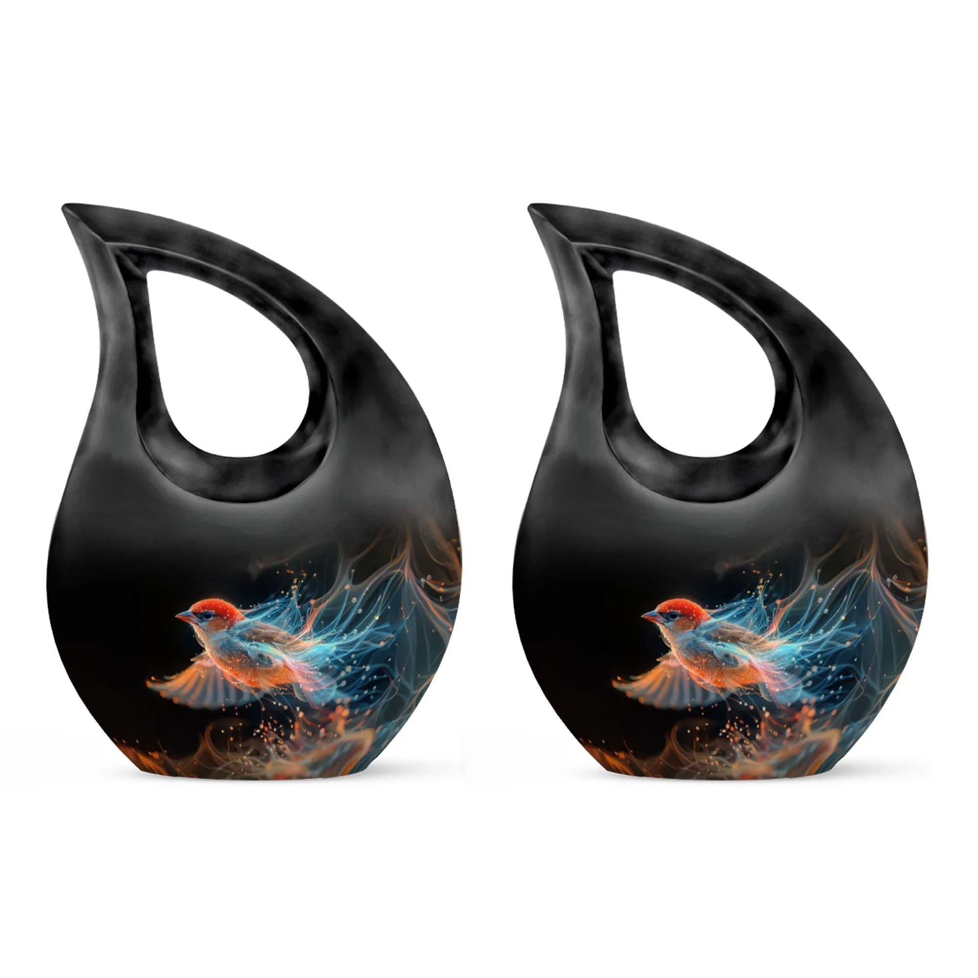 Flame Songbird Urn: Containers Cremation Urn For Human Ashes