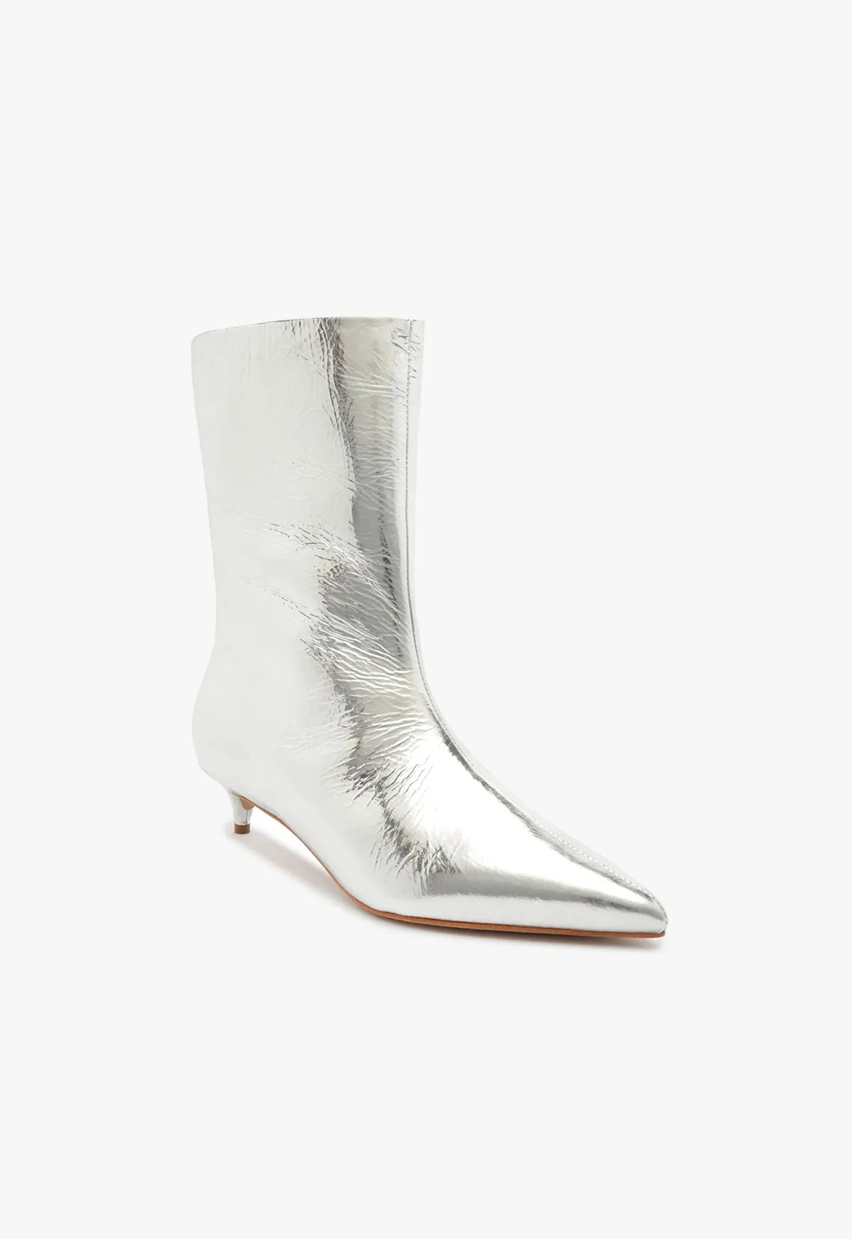 Gail Smashed Metallic Bootie