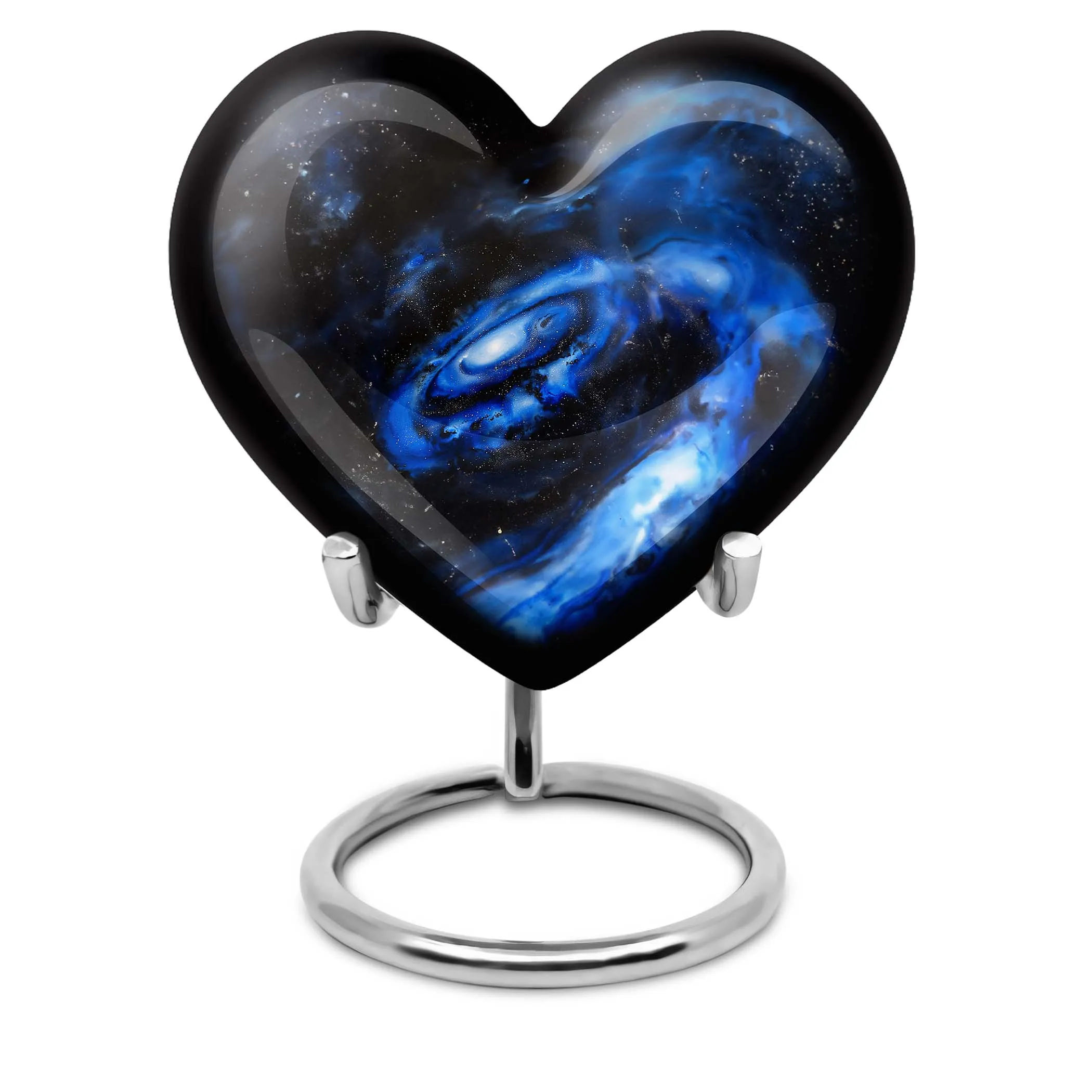 Galaxy Urn Cremation Keepsake - Funeral Emblem for Women