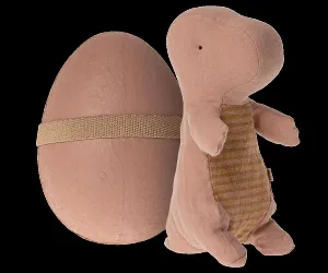 Gantosaurus In Egg Old Rose - Small