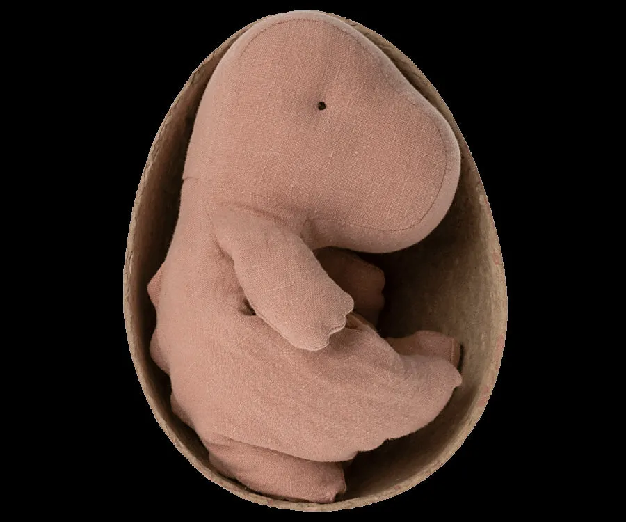 Gantosaurus In Egg Old Rose - Small