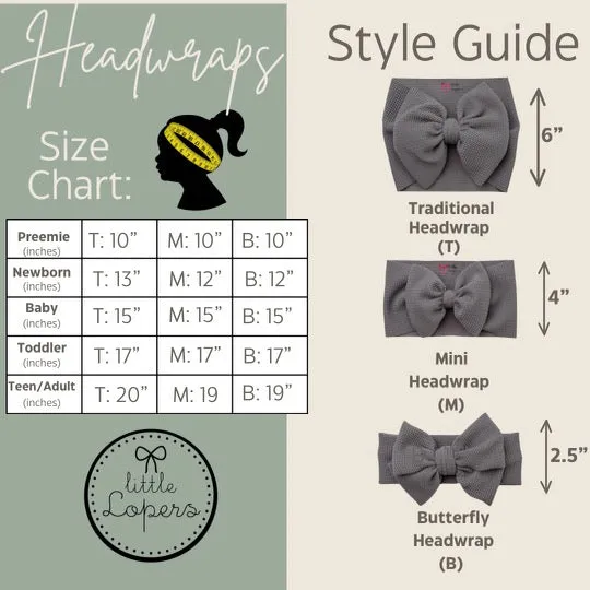 Green Spring Shimmer Headwrap
