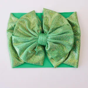 Green Spring Shimmer Headwrap