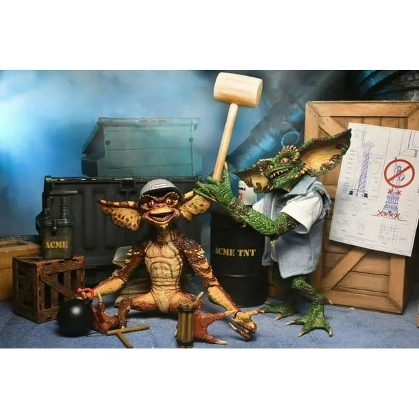 Gremlins 6 Inch Ultimate Demolition Action Figure, 2-Pack