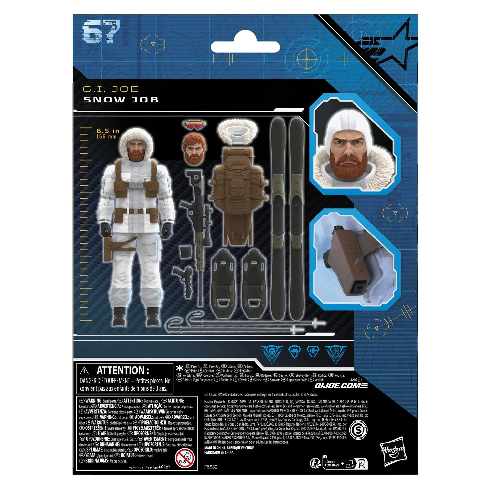 Hasbro G.I. Joe Classified Series #67 Snow Job Action Figure