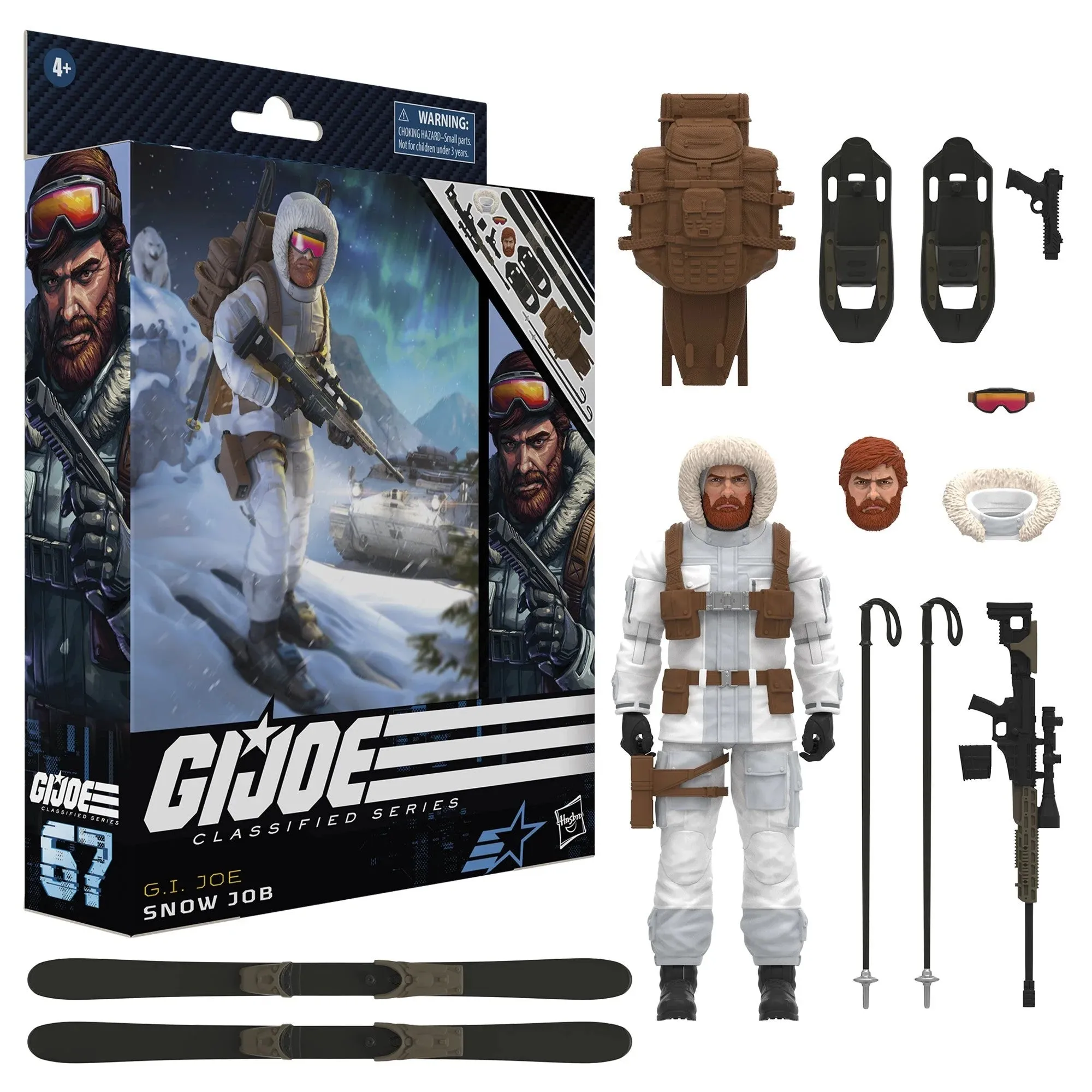 Hasbro G.I. Joe Classified Series #67 Snow Job Action Figure