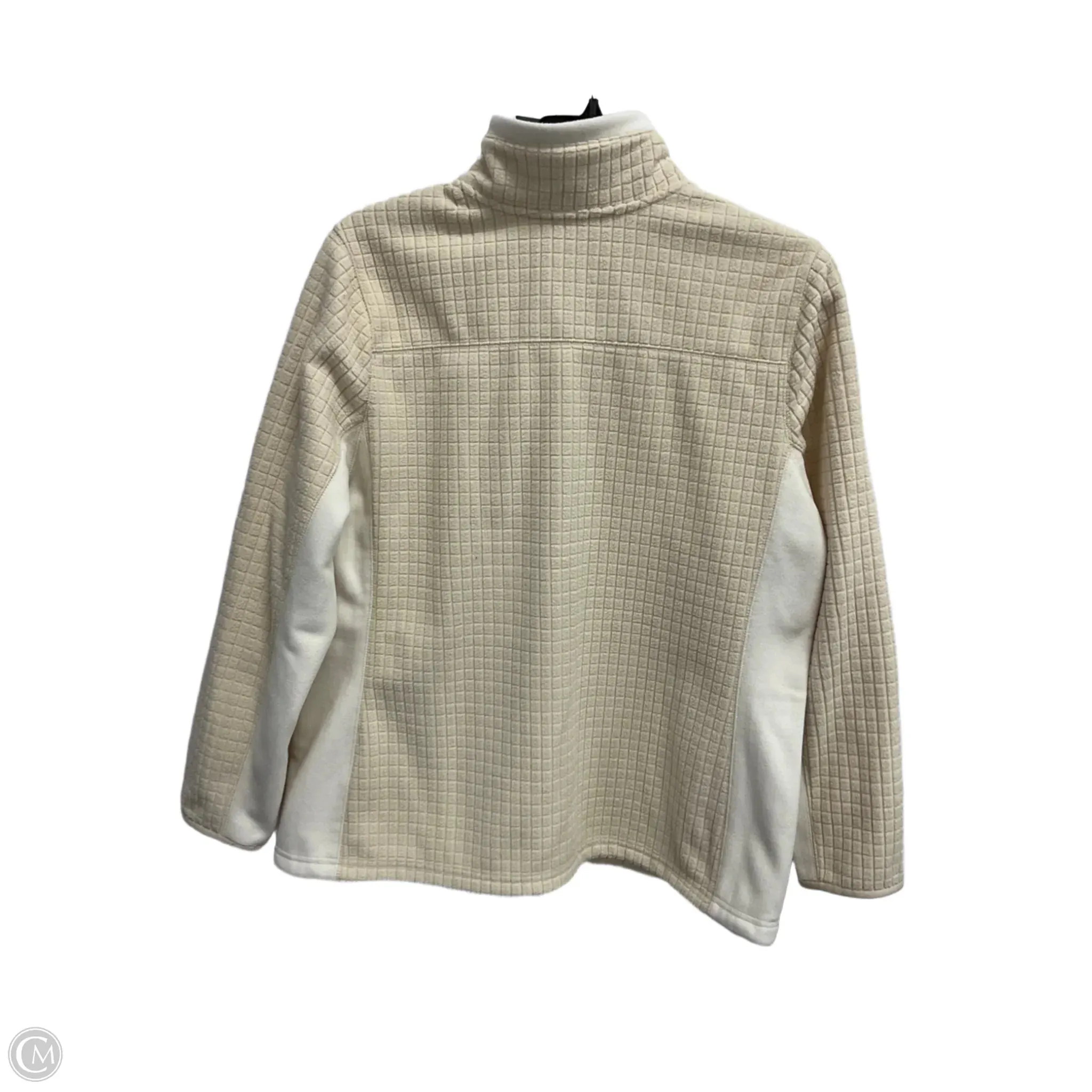 Jacket Fleece By L.l. Bean In Cream, Size: Xlp