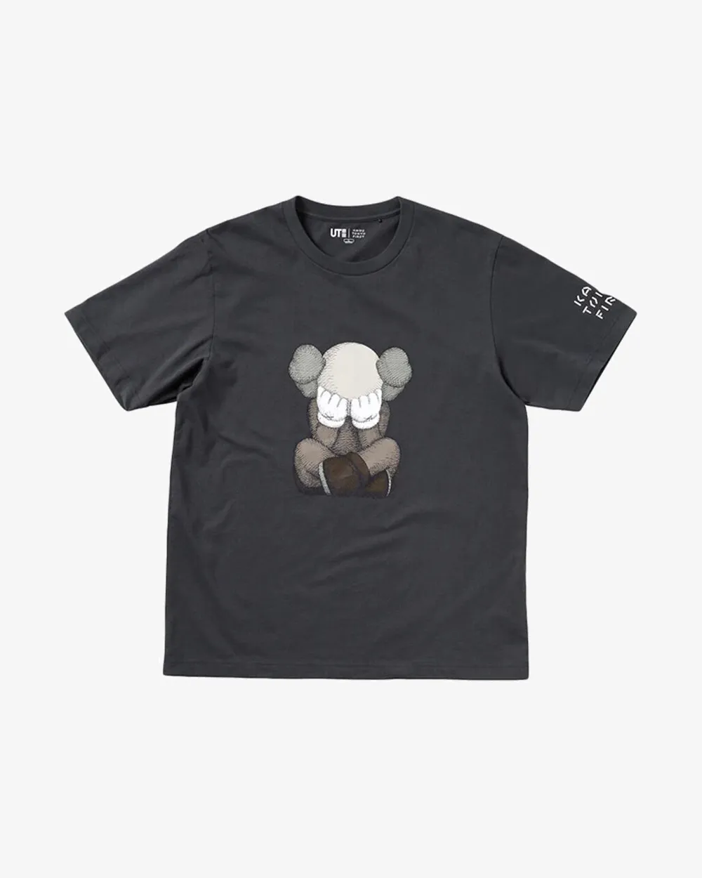 KAWS X UNIQLO MORI TOKYO FIRST DARK GREY TEE (ASIA SIZING)