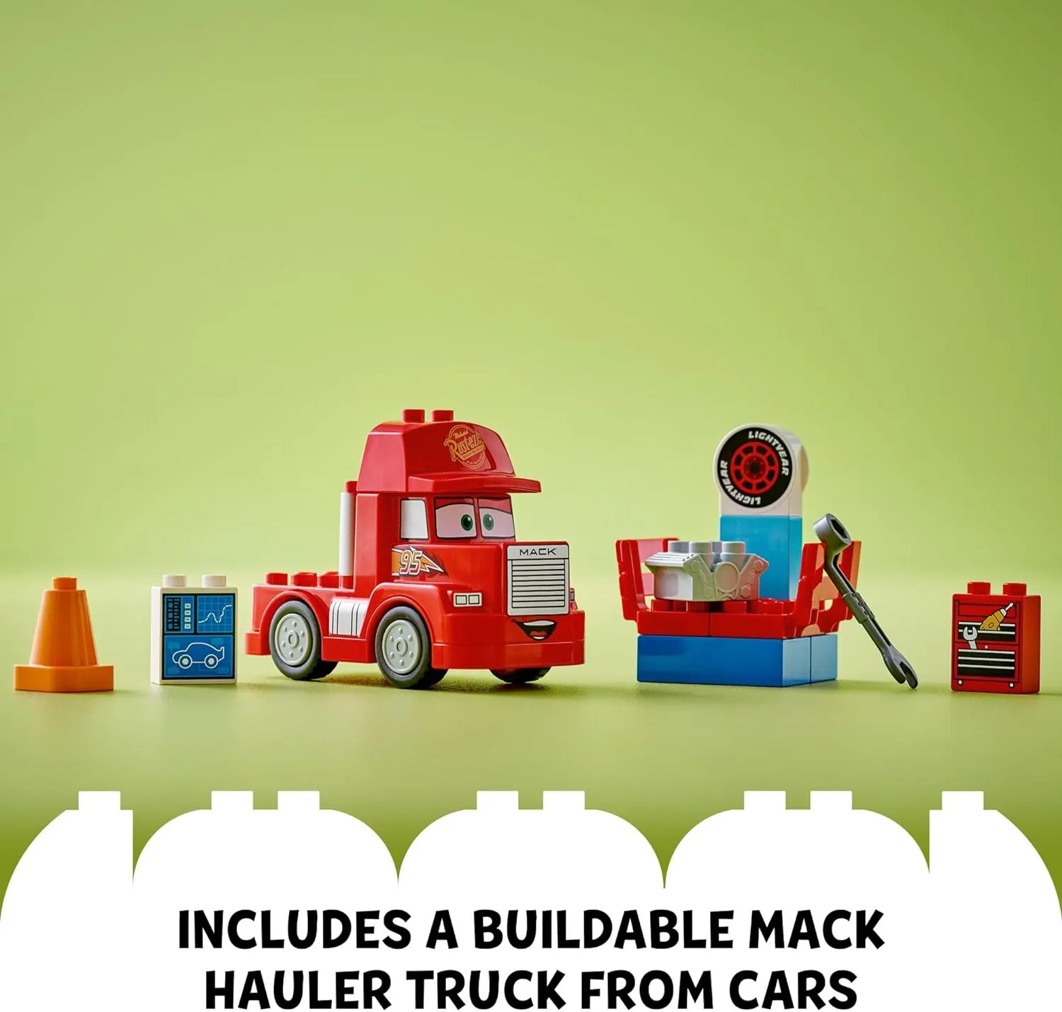 Lego 10417 - Duplo Mack at the Race