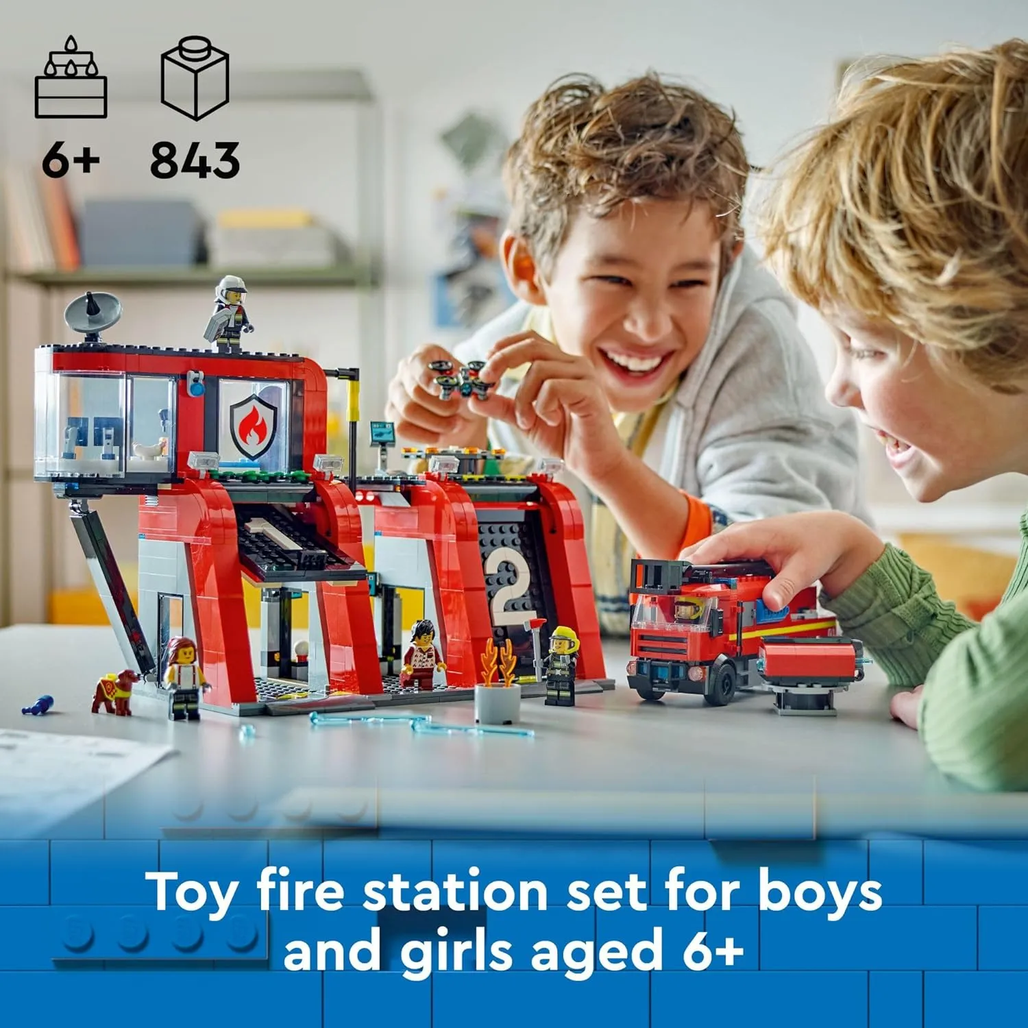 Lego 60414 - City Fire Station with Fire truck