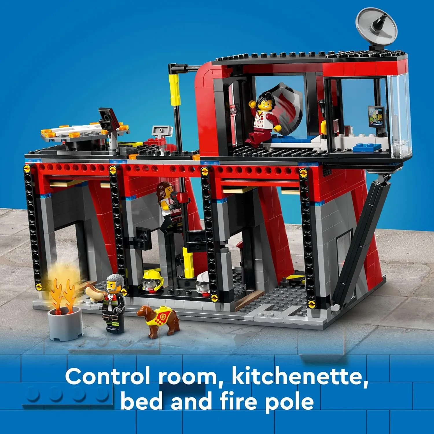 Lego 60414 - City Fire Station with Fire truck