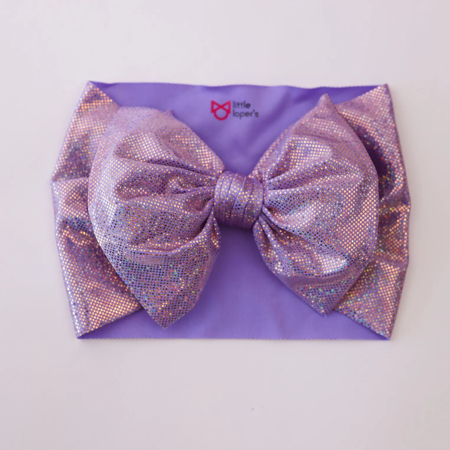Lilac Spring Shimmer Headwrap