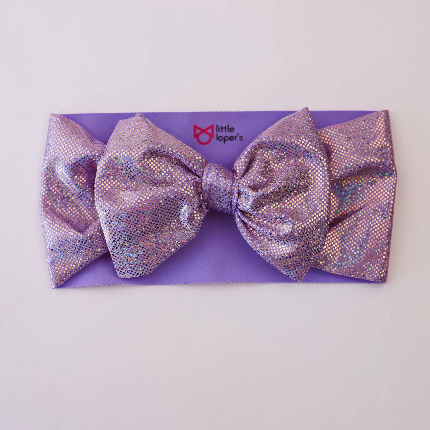 Lilac Spring Shimmer Headwrap