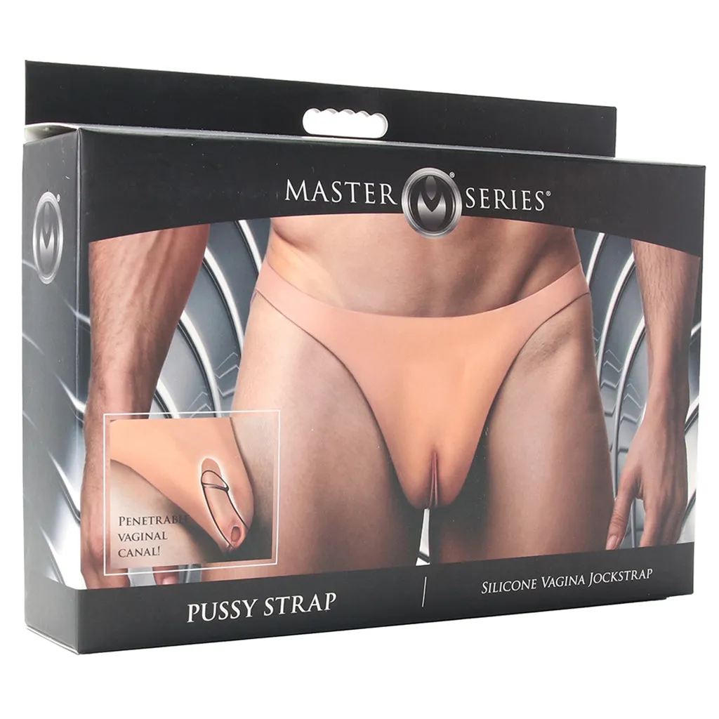Master Series Pussy Strap Silicone Vagina Jockstrap