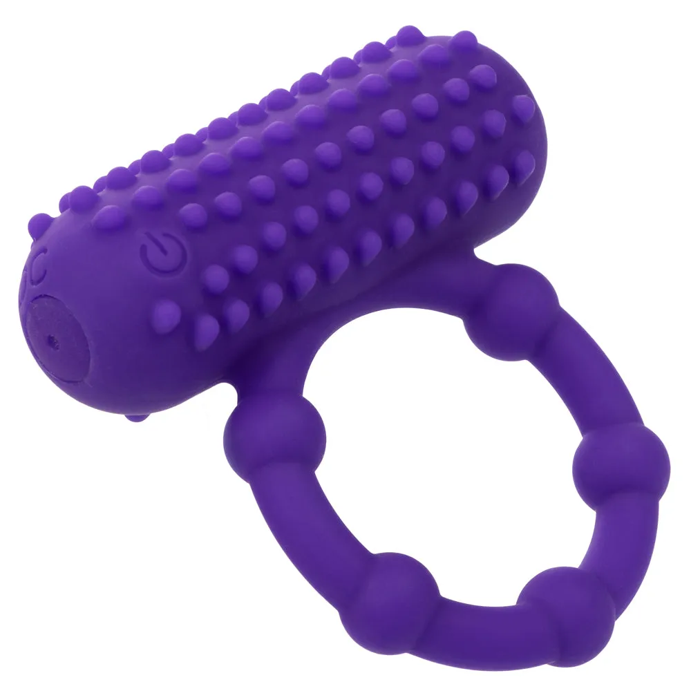 Maximus 5-Bead Rechargeable Vibrating Silicone Cock Ring