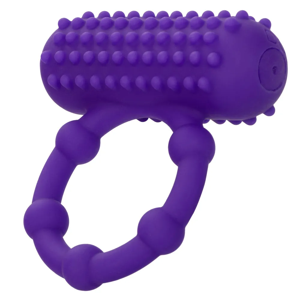 Maximus 5-Bead Rechargeable Vibrating Silicone Cock Ring