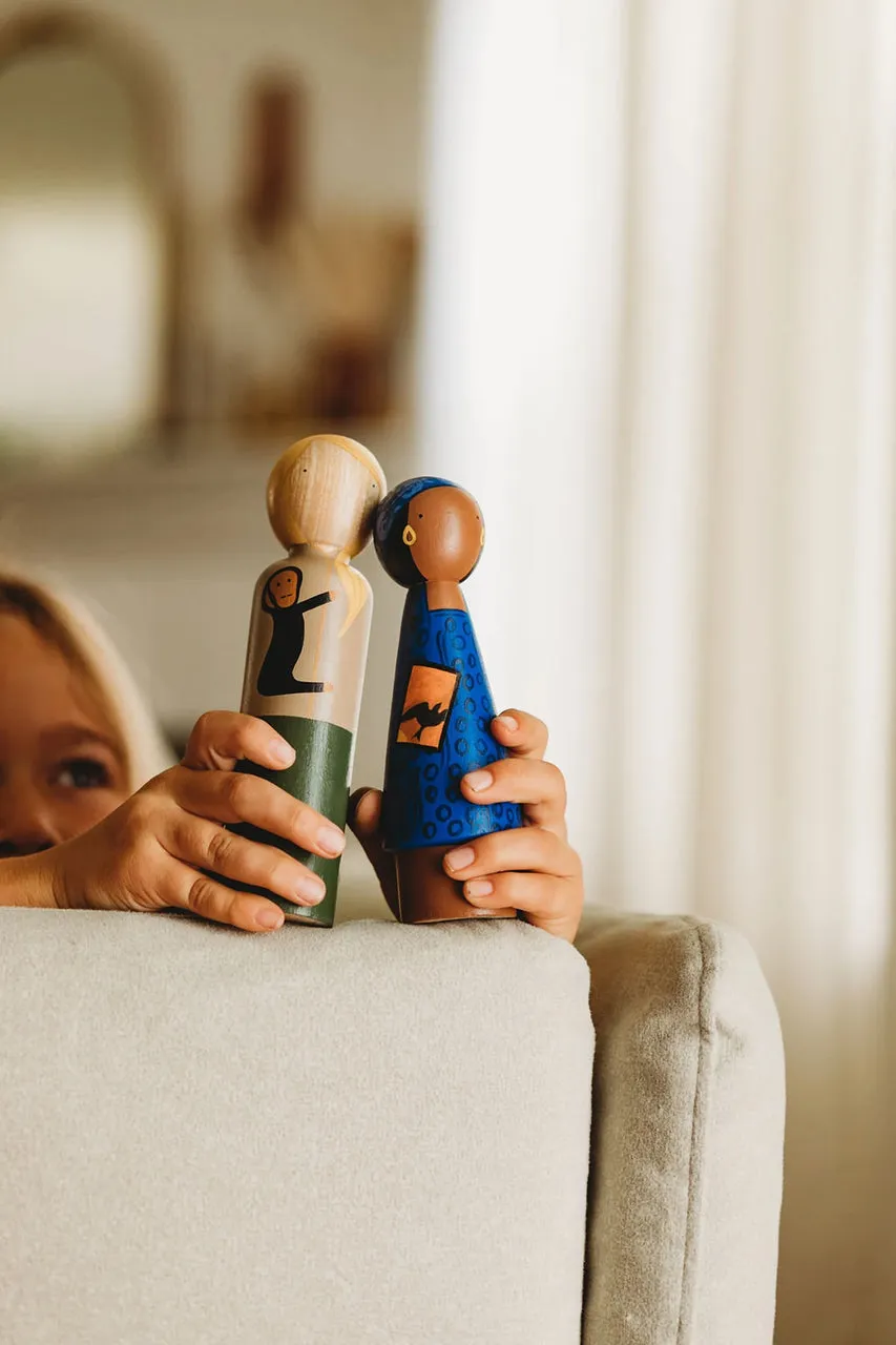 Maya Angelou Individual Doll 7"