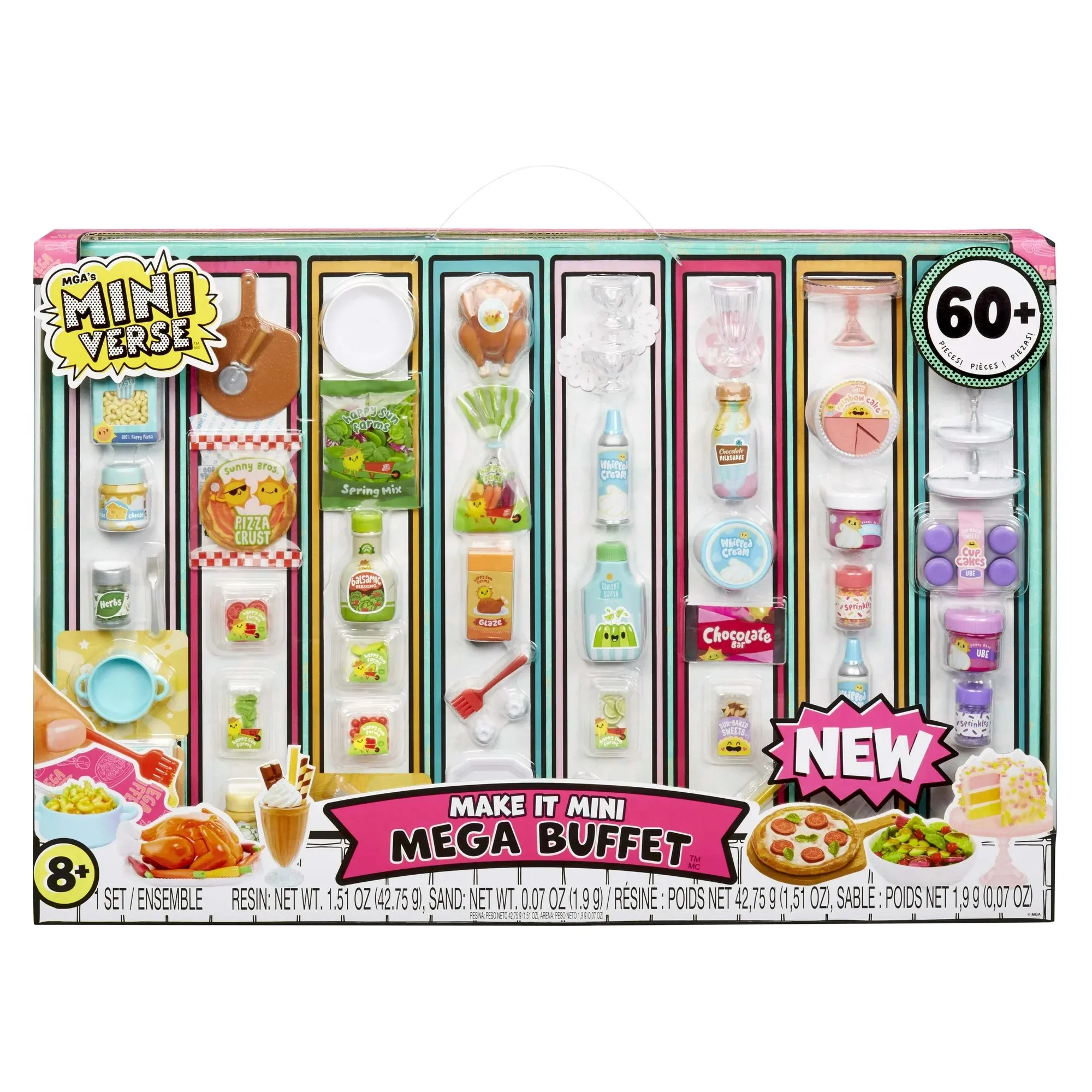 MGA's Miniverse 541301 Make It Mini Mega Buffet, Novelty Collectibles, Ages 8 