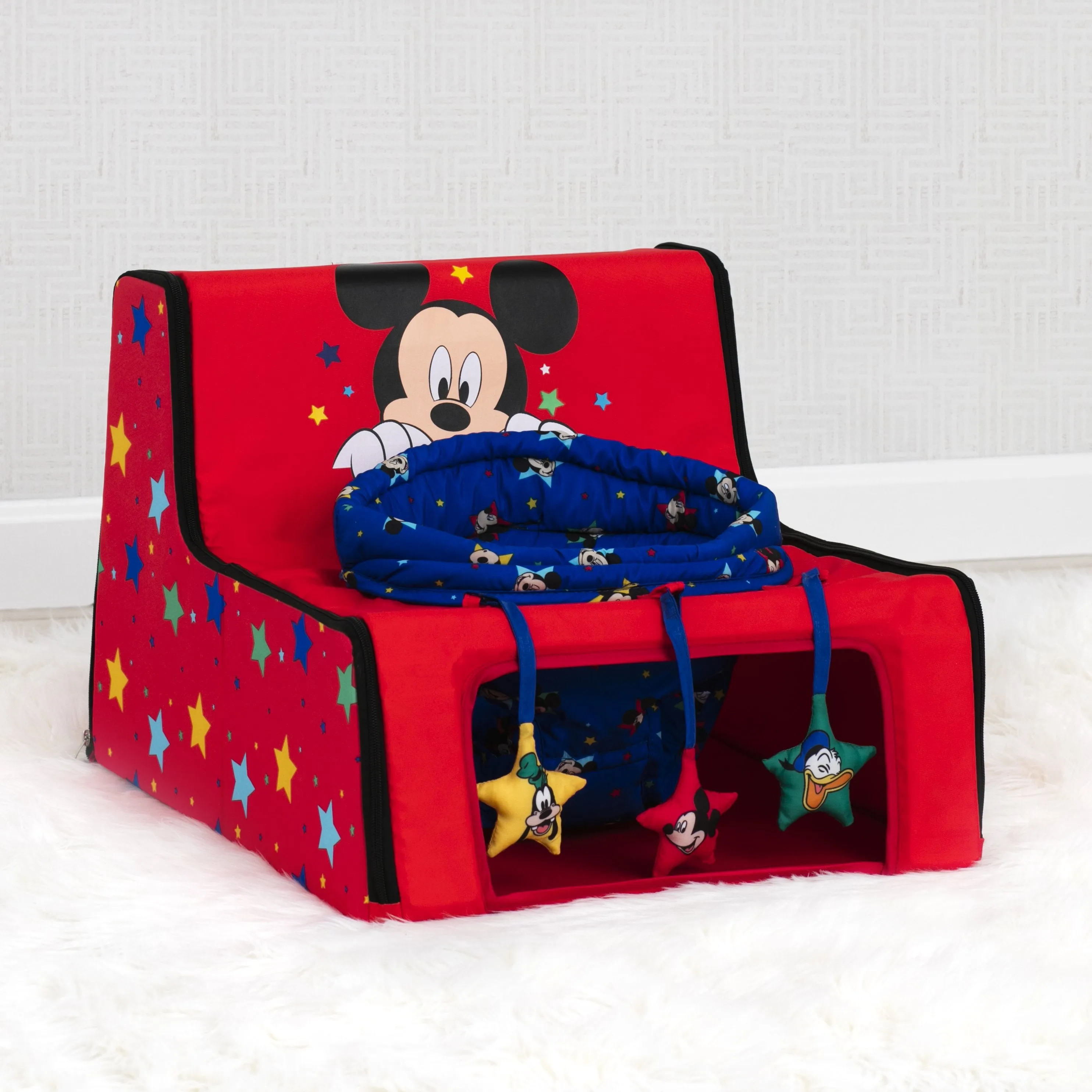 Mickey Mouse Sit N Play Portable Activity Seat for Babies