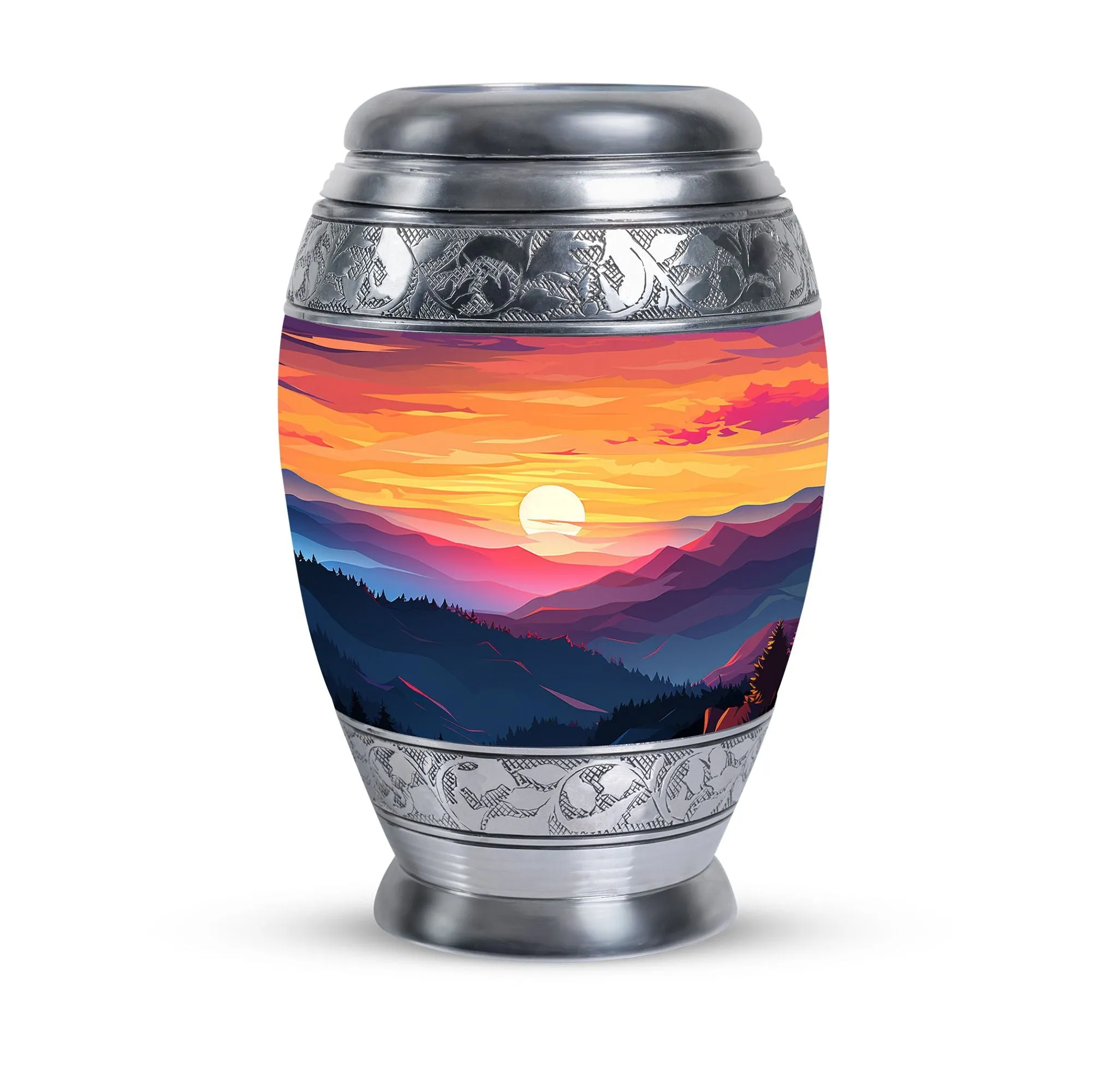 Mountains Large Funeral Urns – Cremation & Burial Ash Holders