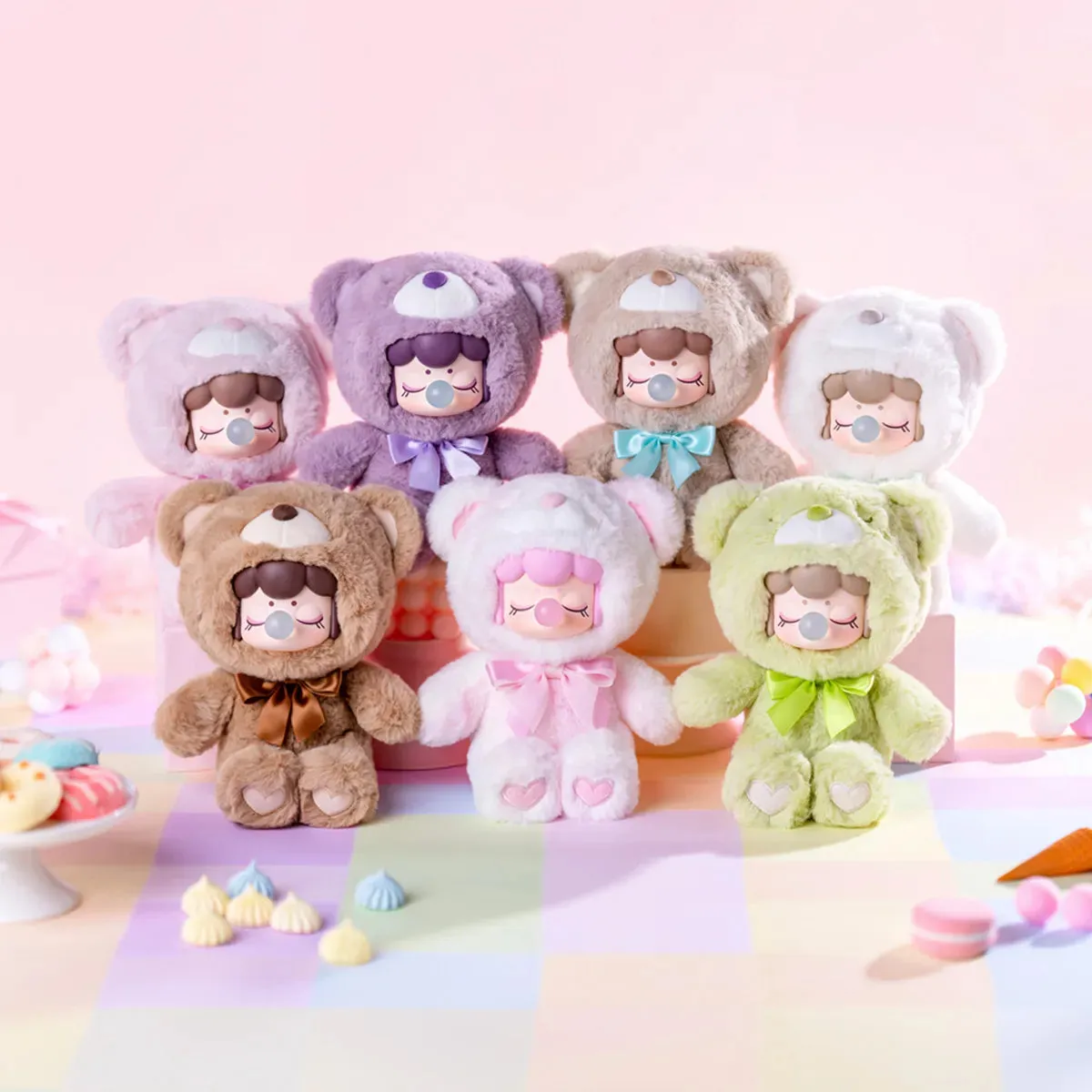 Nanci Colorful Chocolate Cutie Bears